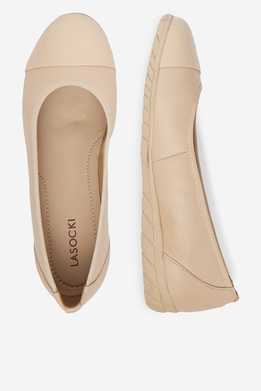 
                Lasocki - Baleriny skórzane - 5906751706275