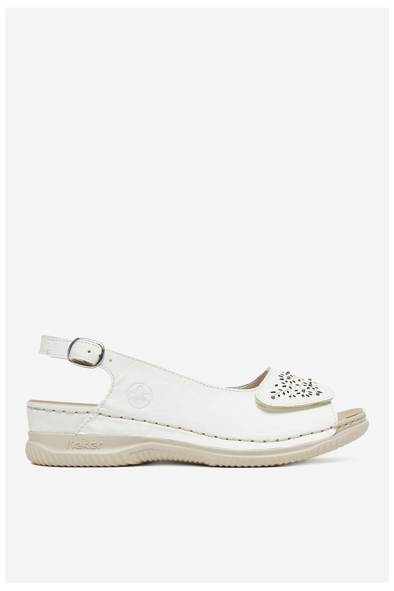 Szandál Rieker V7450-80 FEHÉR