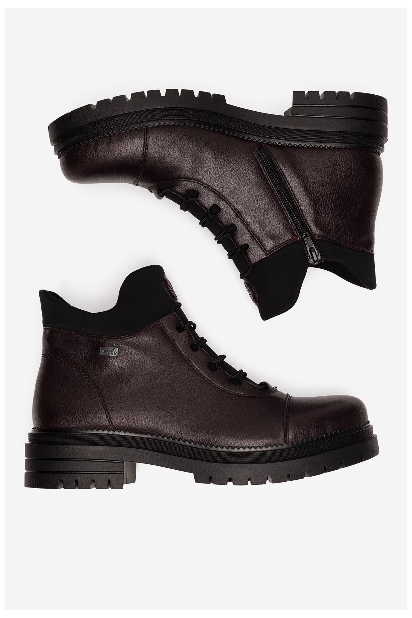 Боти Rieker Y3163-35 ТЪМНО БОРДО