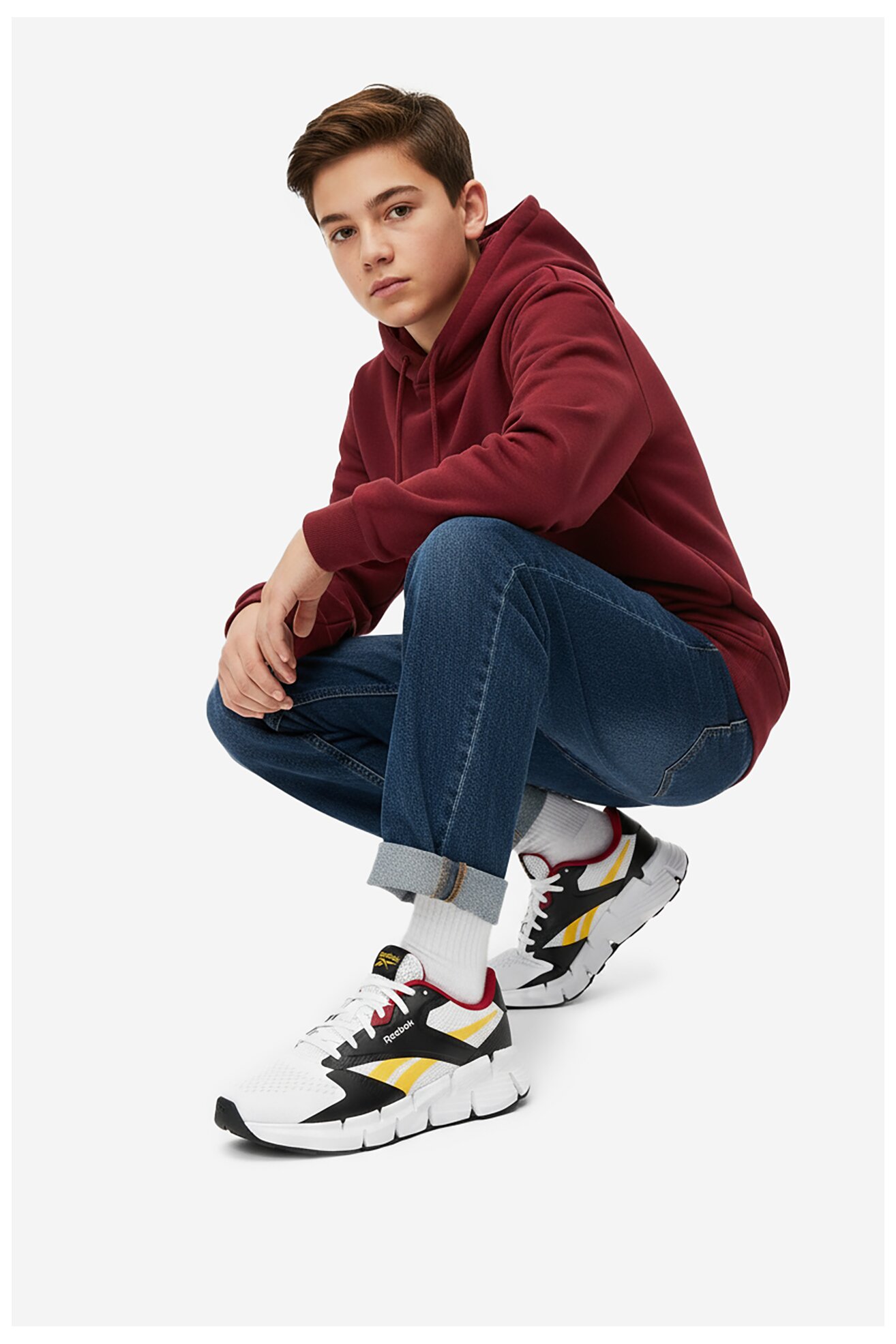 Obuwie sportowe Reebok EO-ZIG DYNAMICA 100231950 Biały
