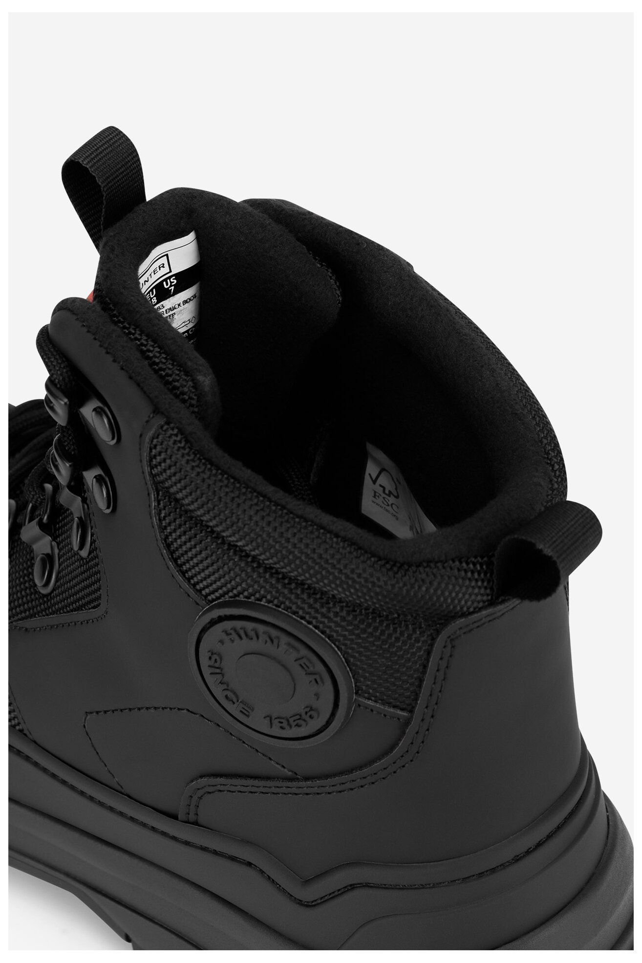 Черевики HUNTER WFS2000PTP ЧОРНИЙ