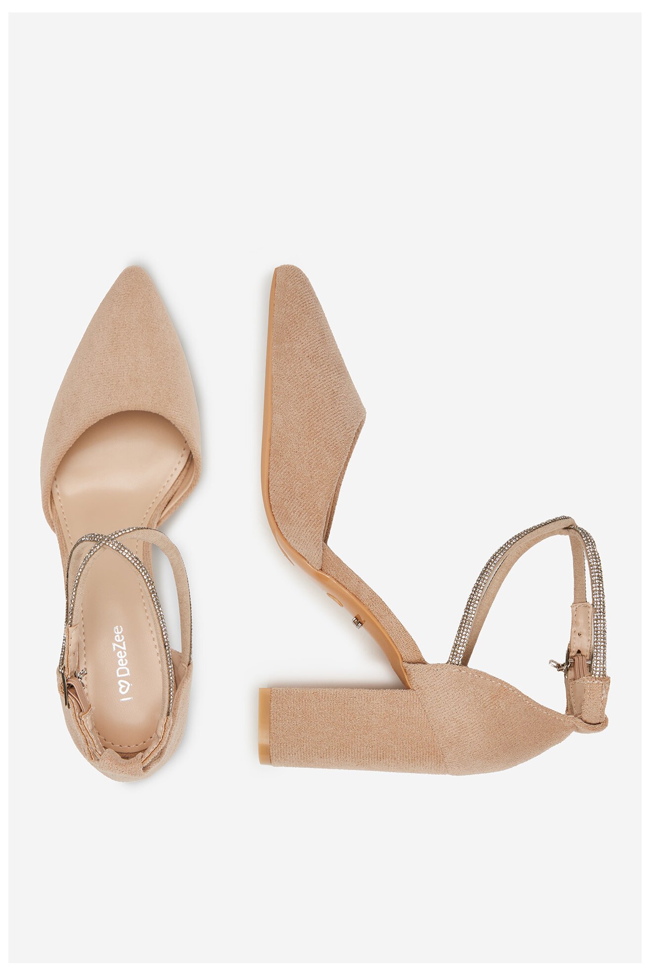 Lodičky DeeZee BG-88416-1 BÉŽOVÁ