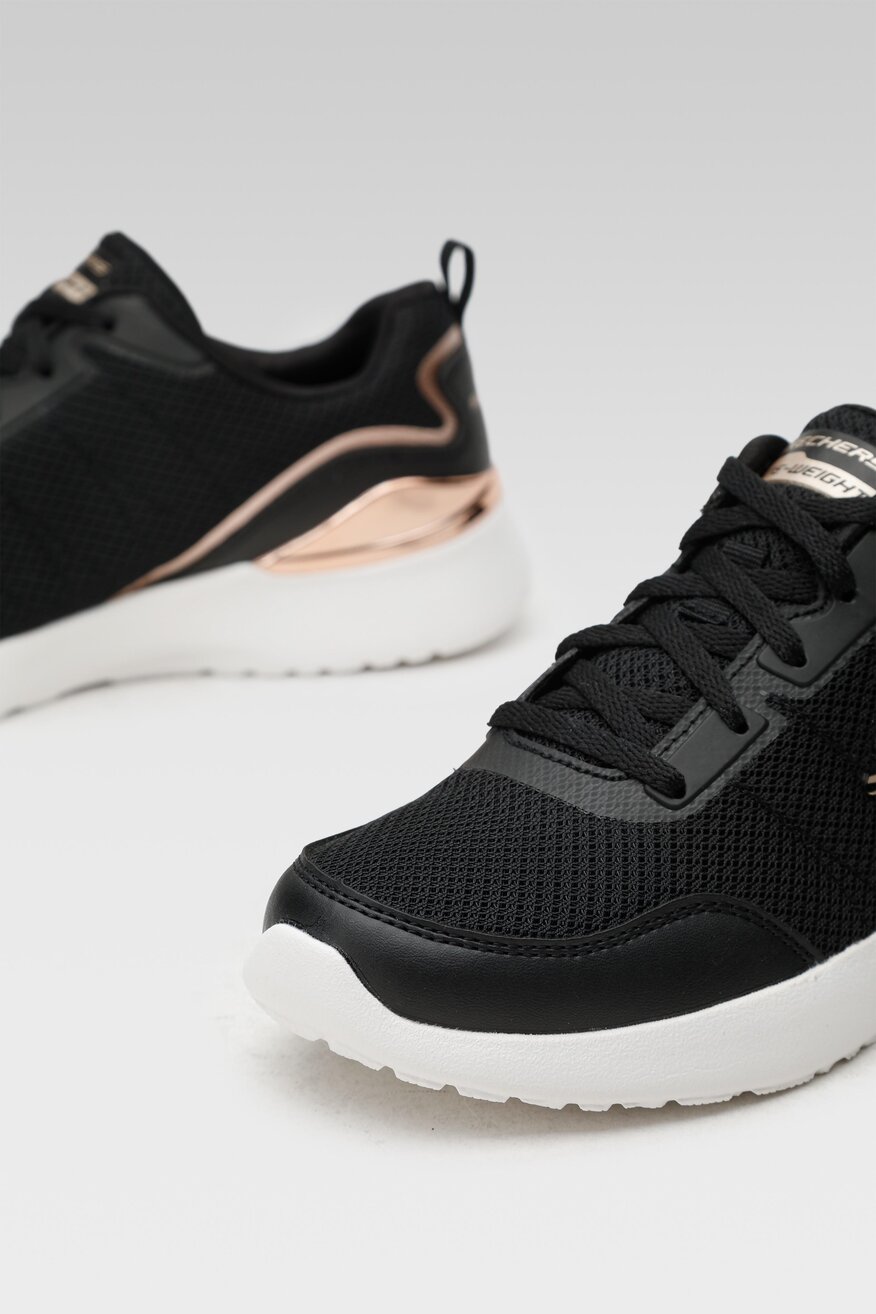 
                Skechers - Obuwie sportowe czarne sznurowane - 5903698879680
