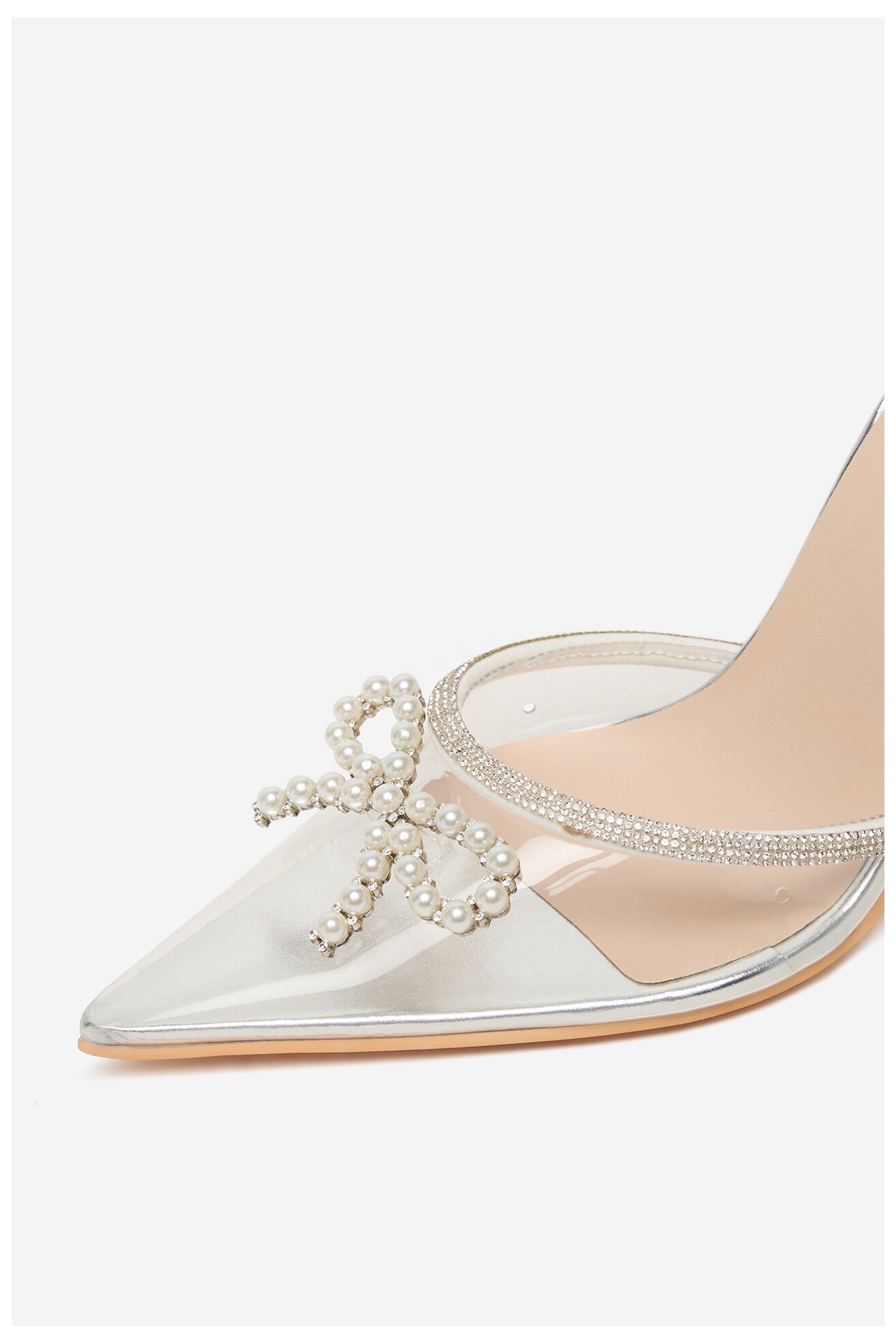 Pantofi cu toc DeeZee LIA SILVER RU ARGINTIU