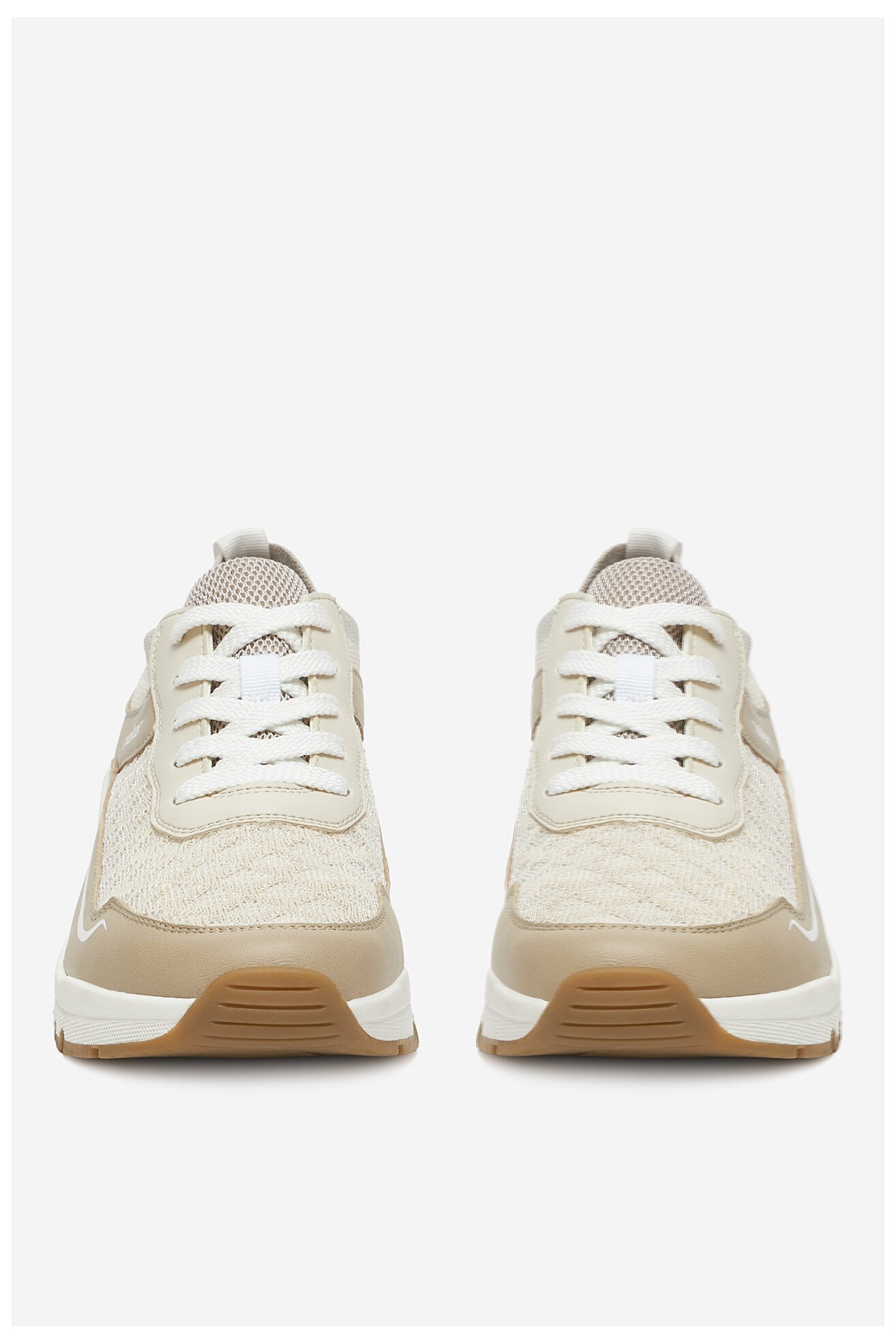 Sneakers Rieker M6609-60 Beżowy