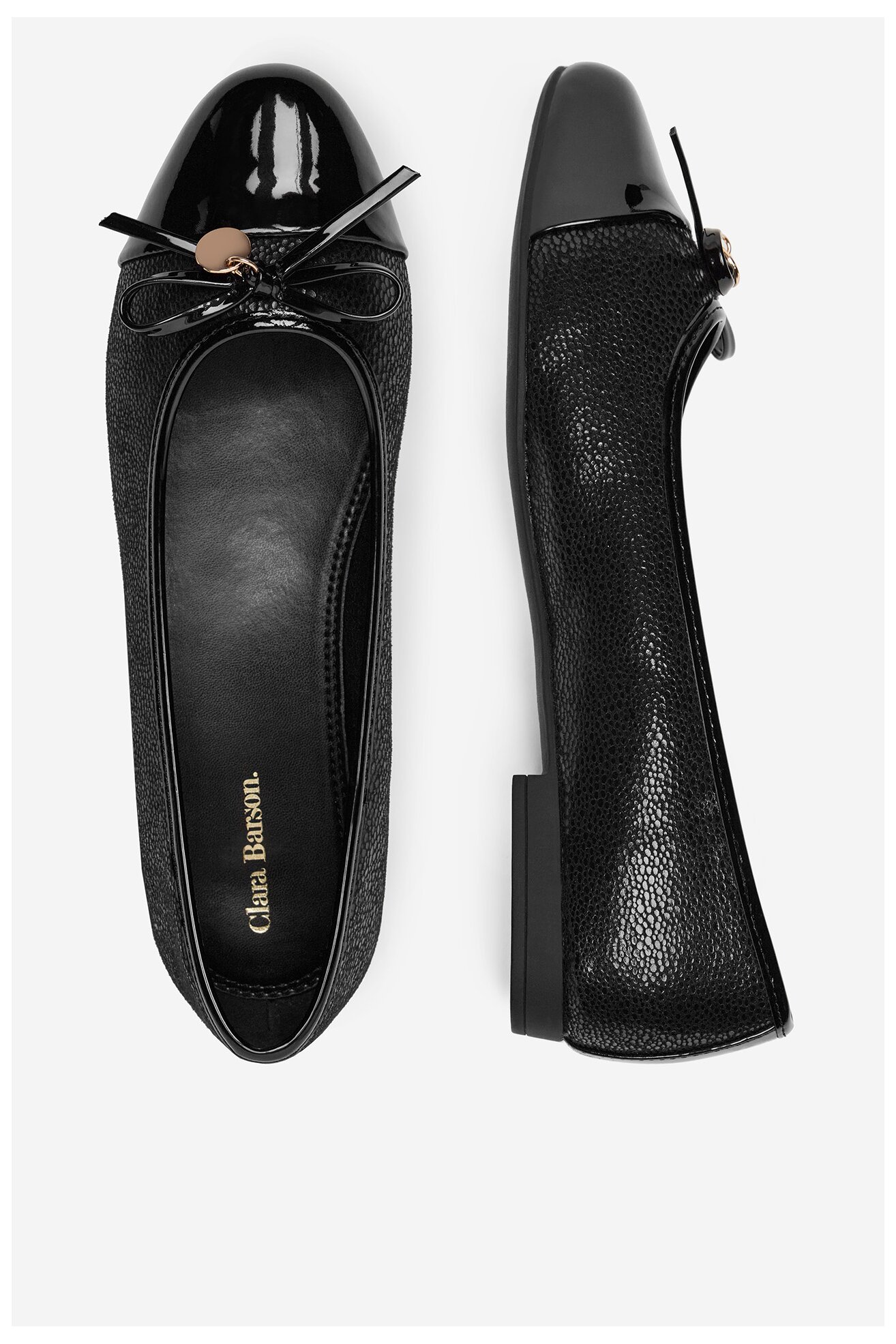 Baleriny Clara Barson WYL3652-3 FEKETE