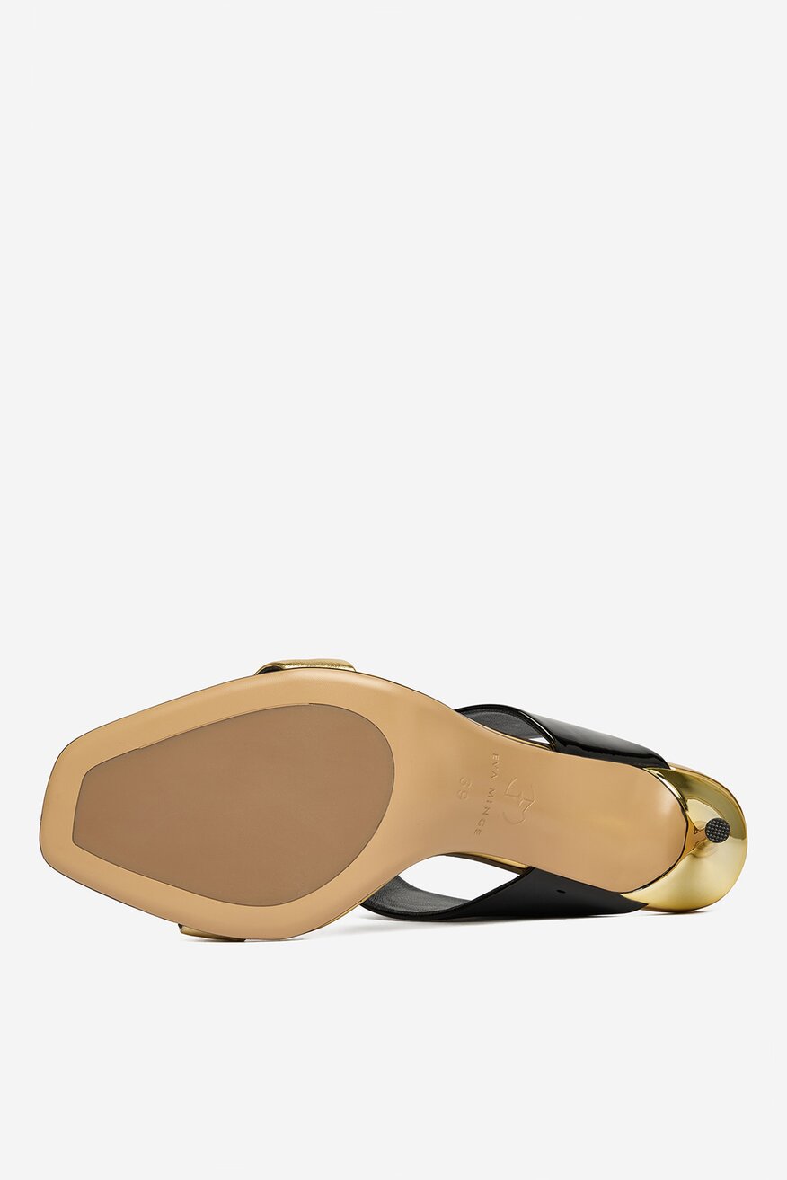 EVA MINGE - Klapki skórzane - 5906751814192