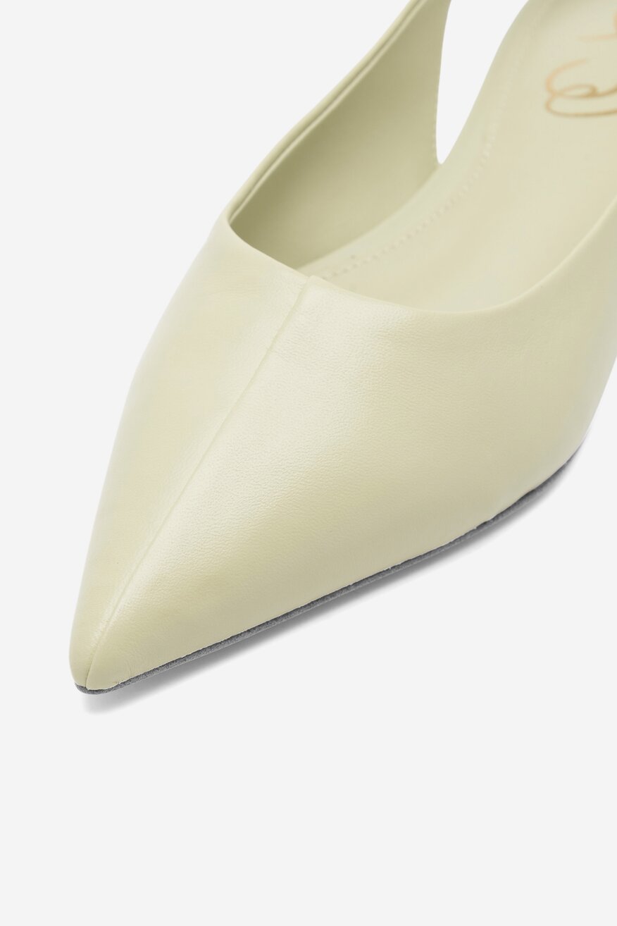 SAM EDELMAN - Baleriny skórzane bez pięty - 2230042232147