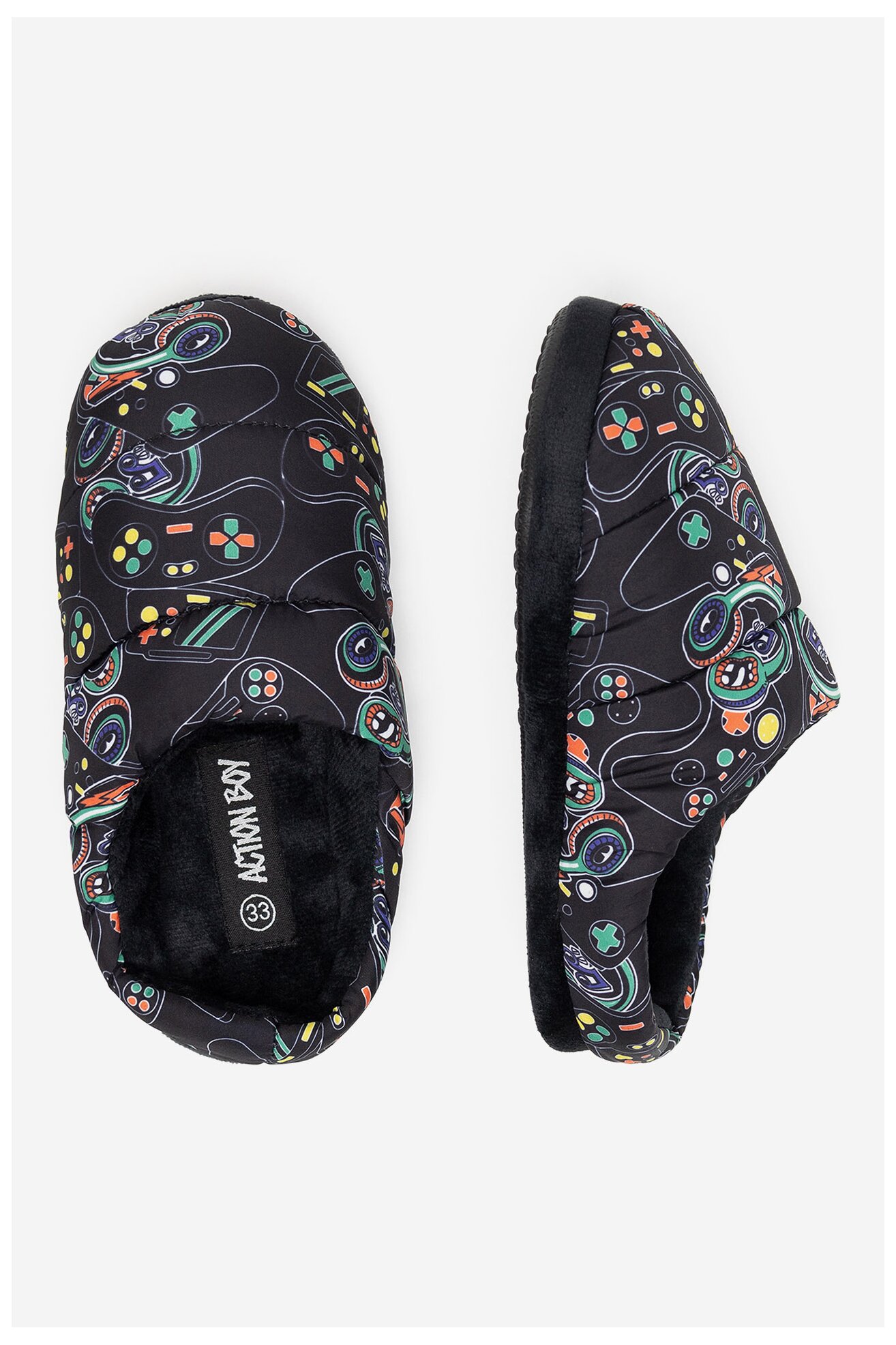 Kapcie Action Boy P3141001K Czarny