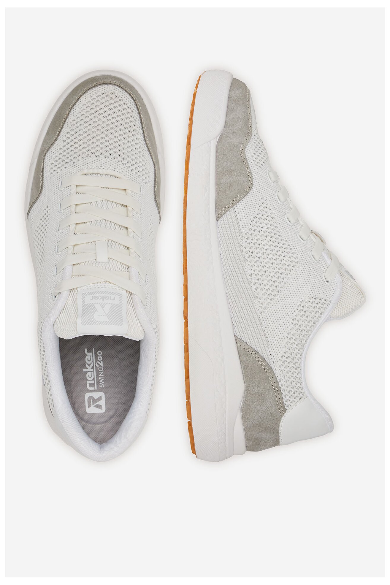 Sneakerși Rieker Revolution Lifestyle U1104-80 ALB