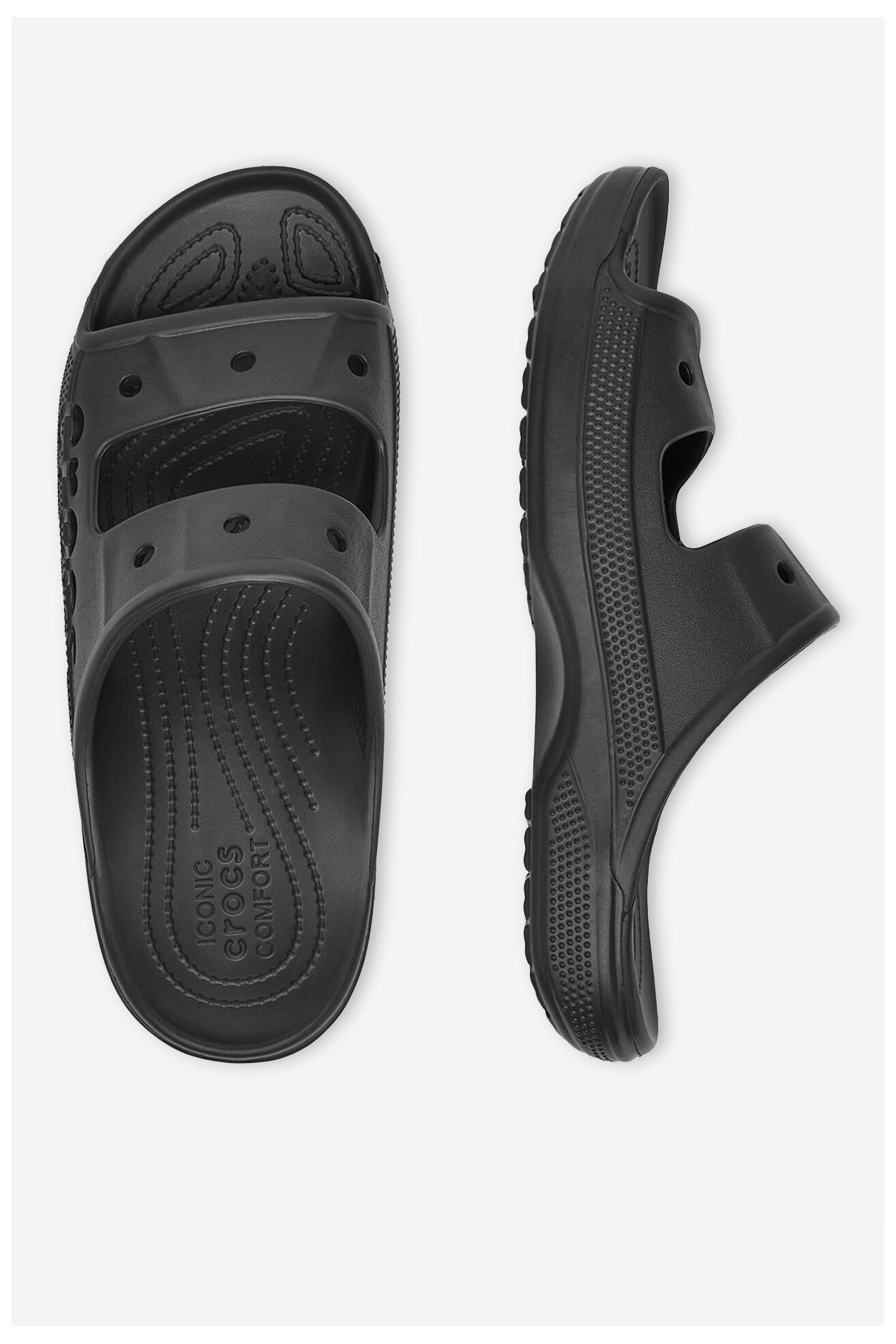 Klapki basenowe Crocs BAYA SANDAL 207627-001 Czarny