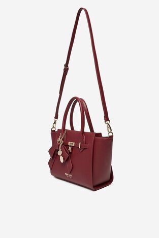 Сумка З Ремінцем NINE WEST CEO-CHELSEA-CHARM-II-LX10185 БОРДОВИЙ