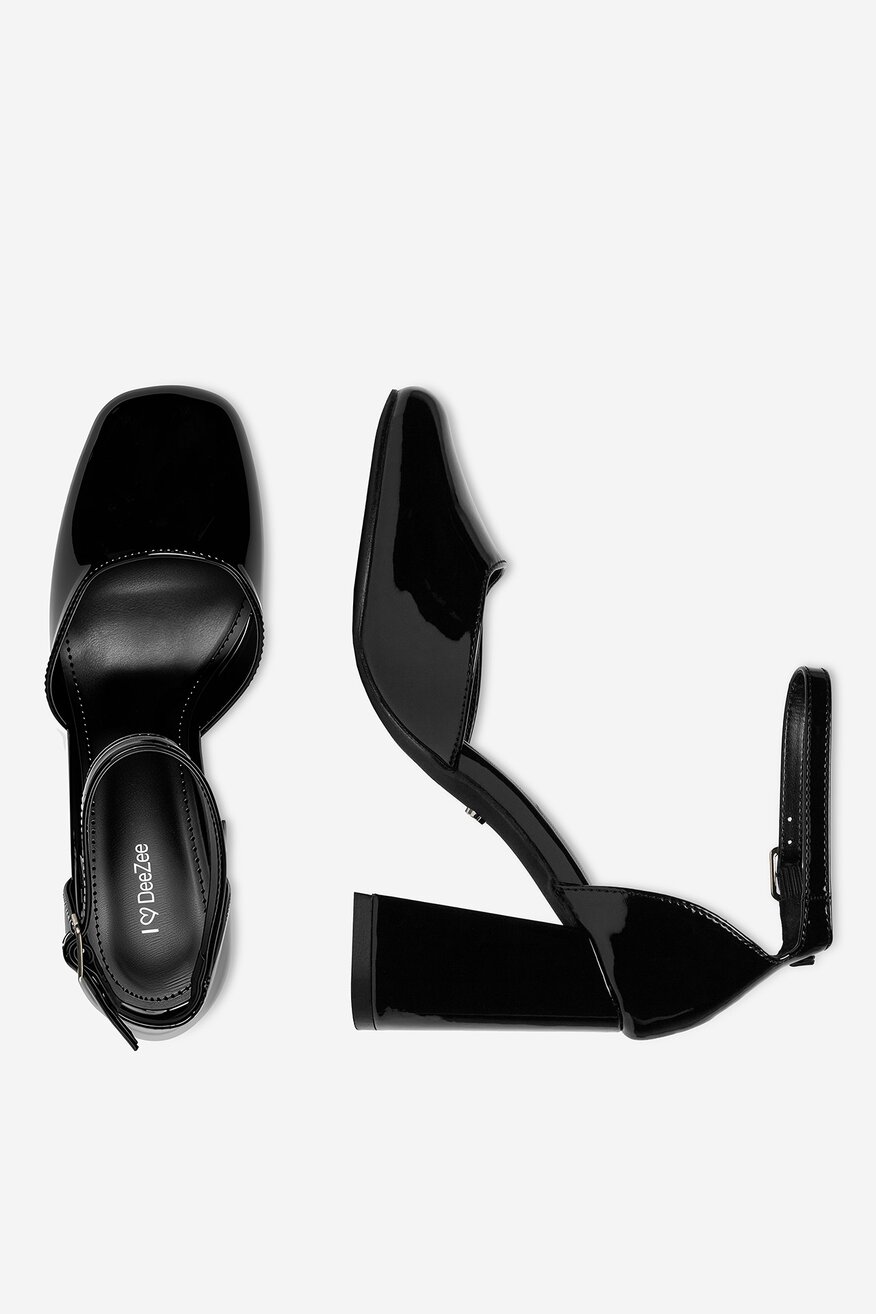 Pantofi cu toc DeeZee NEGRU - 5906751095133