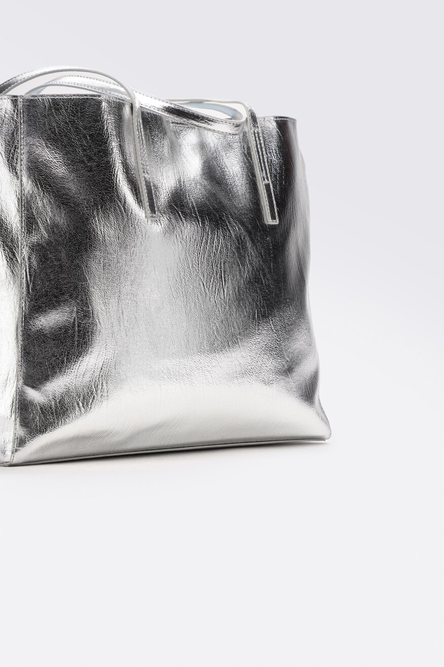 
                Jenny Fairy - Torebka metaliczna srebrna - 5903698328720