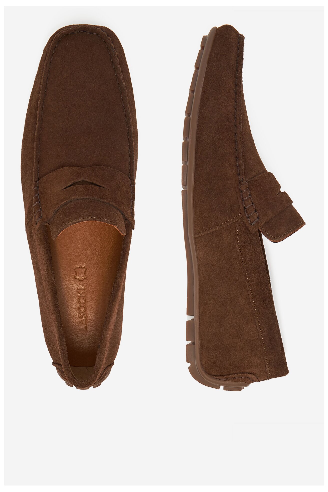 Mokasyn Lasocki SPIKE-02M MB Brązowy ciemny