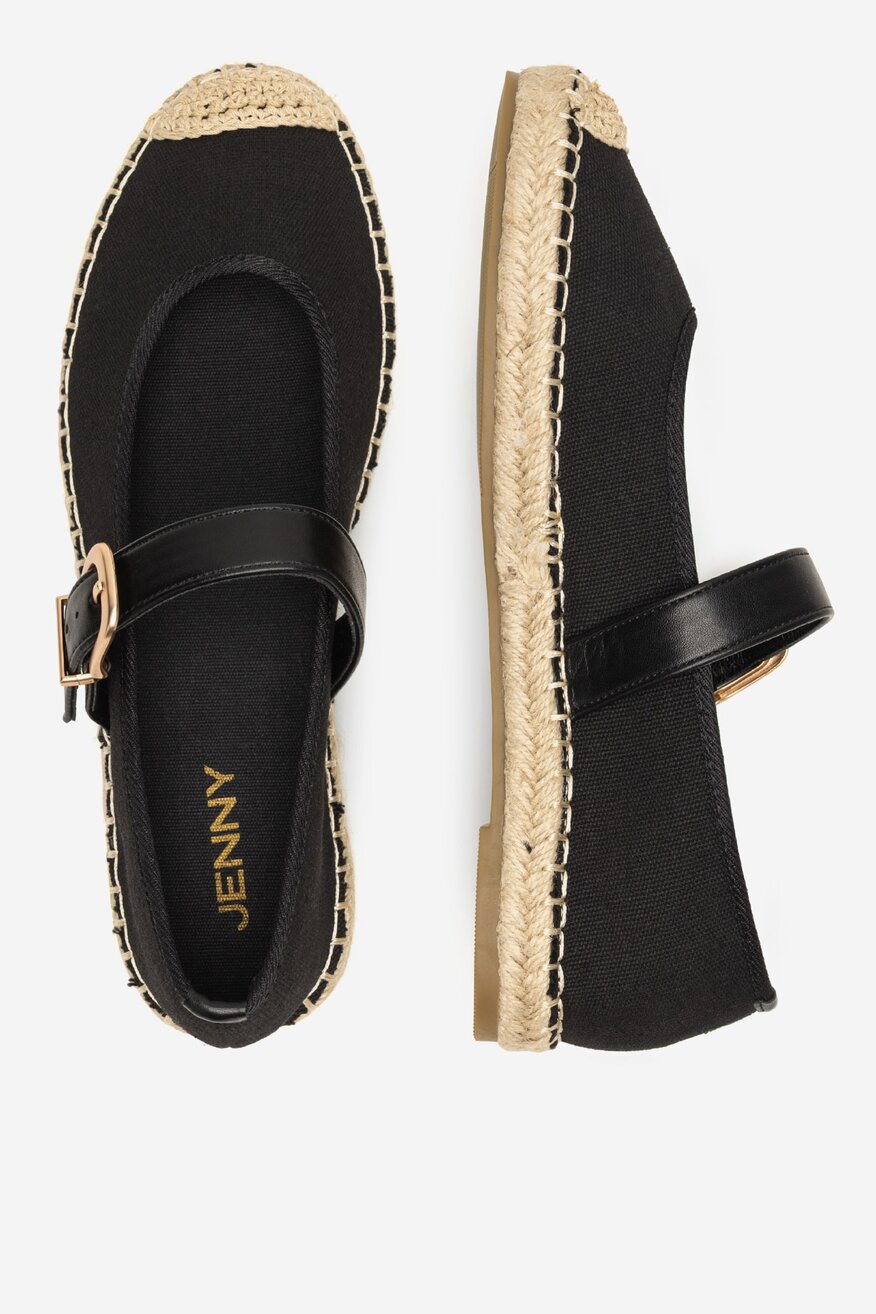 Espadrile Jenny NEGRU - 5906751017630