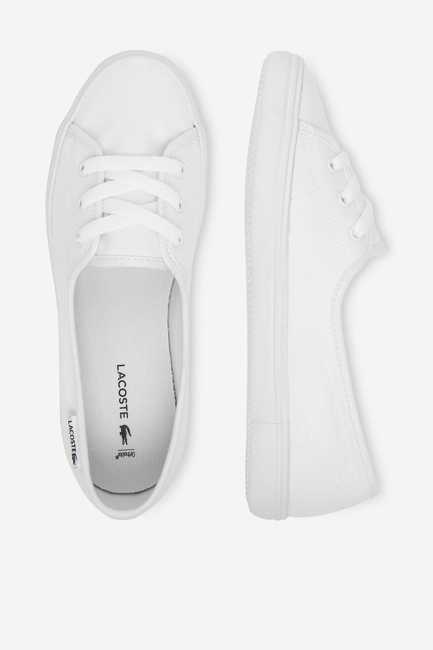 Pantofi pânză LACOSTE ALB - 5905588959816