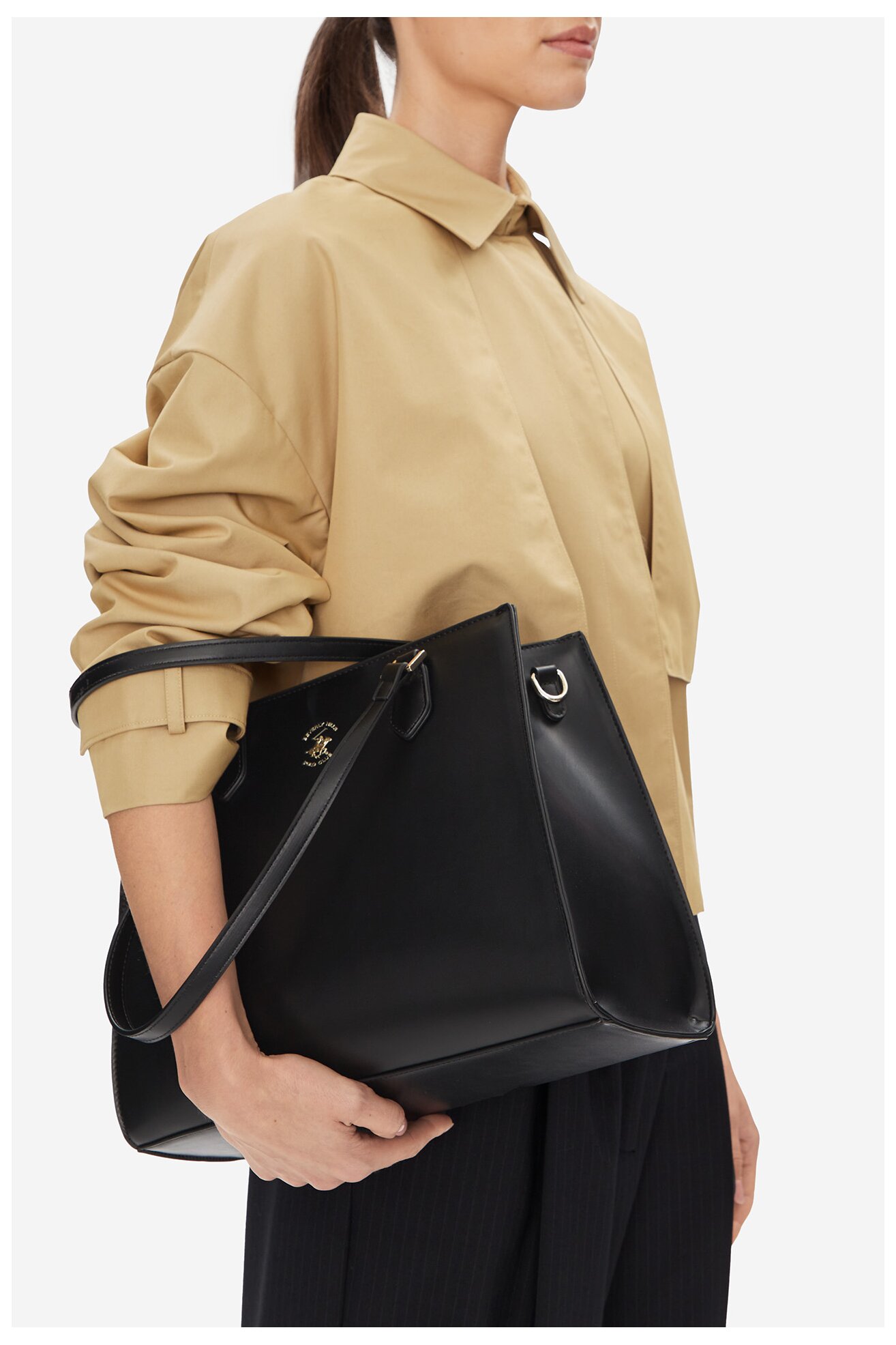 Сумка З Ремінцем Beverly Hills Polo Club C-BHPC-B-008-06 ЧОРНИЙ