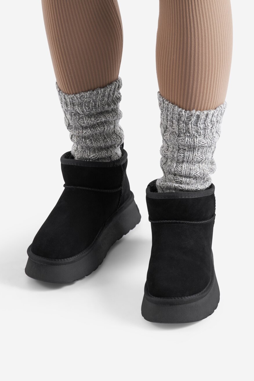 
                Badura - Śniegowce zamszowe ocieplane - 5905588957423