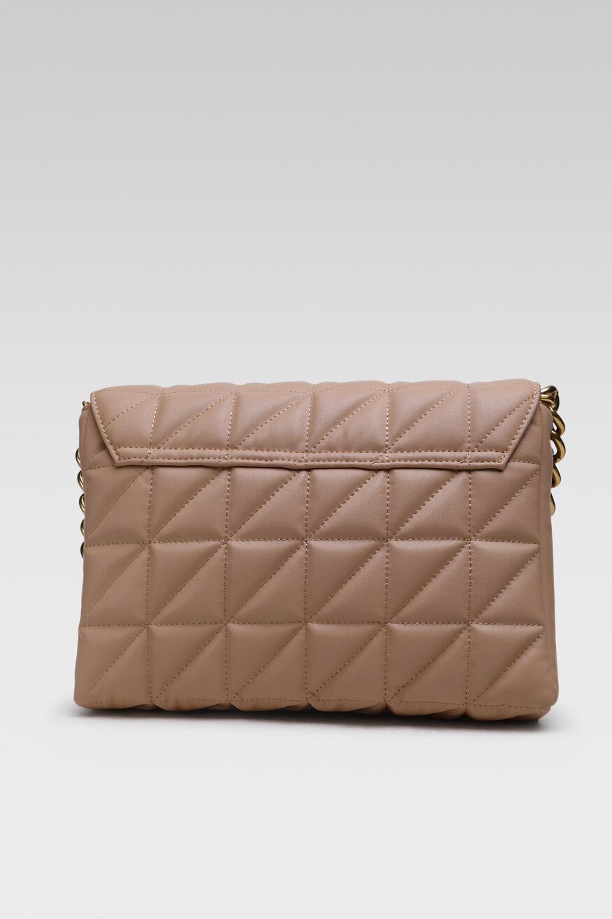 Badura - Torebka skórzana pikowana - 5904248532543