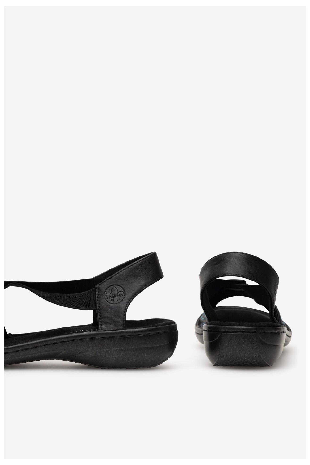 Sandały Rieker 60880-00 Czarny