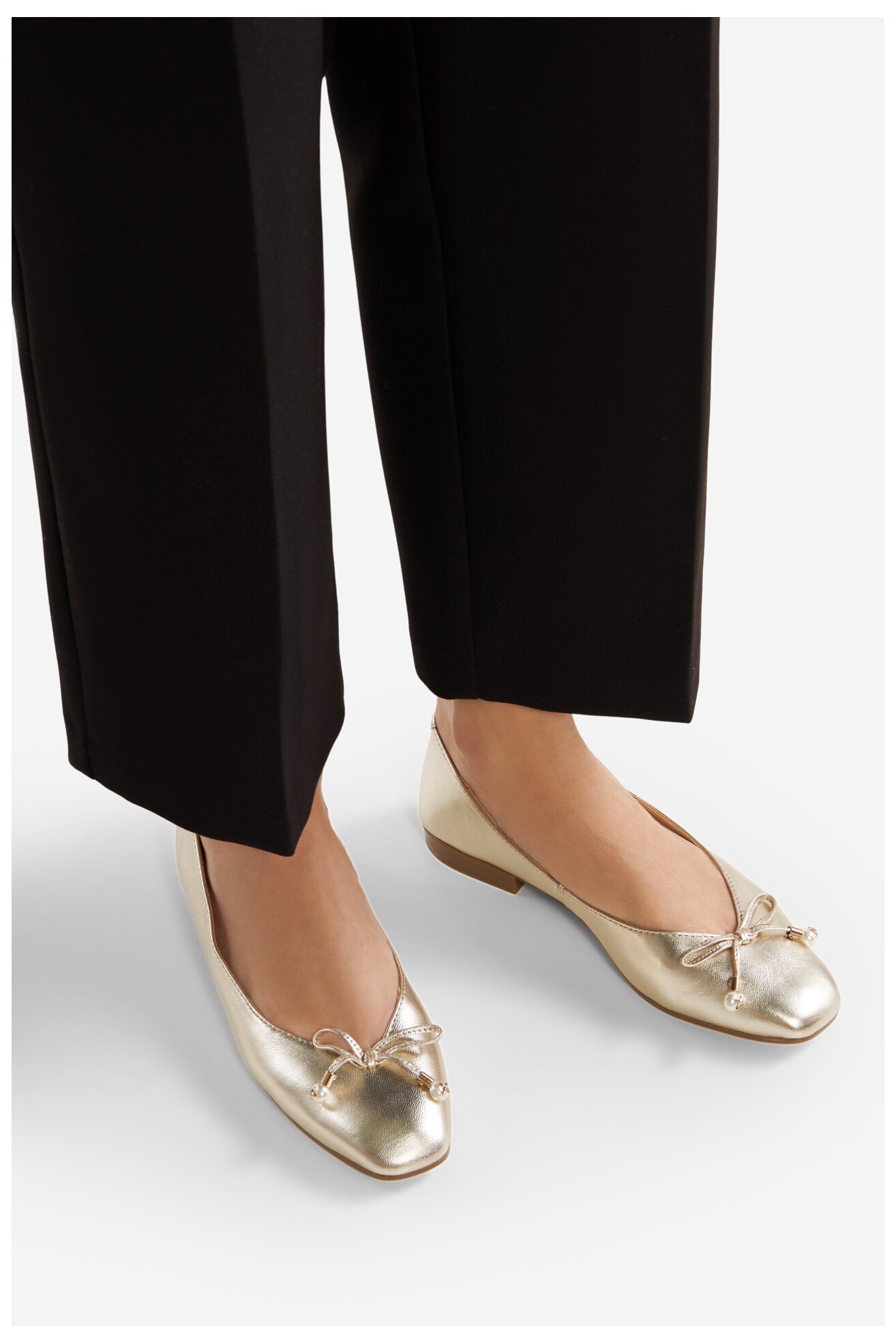Baleriny Lasocki RST-ROMI-49 Złoty