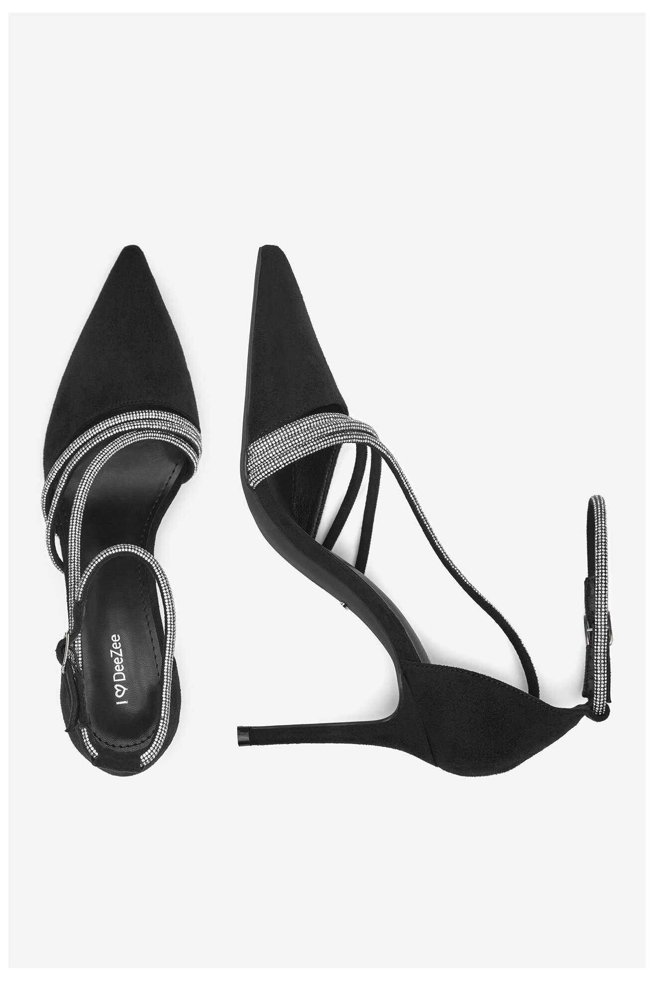 Pantofi cu toc DeeZee AJ-1932 NEGRU