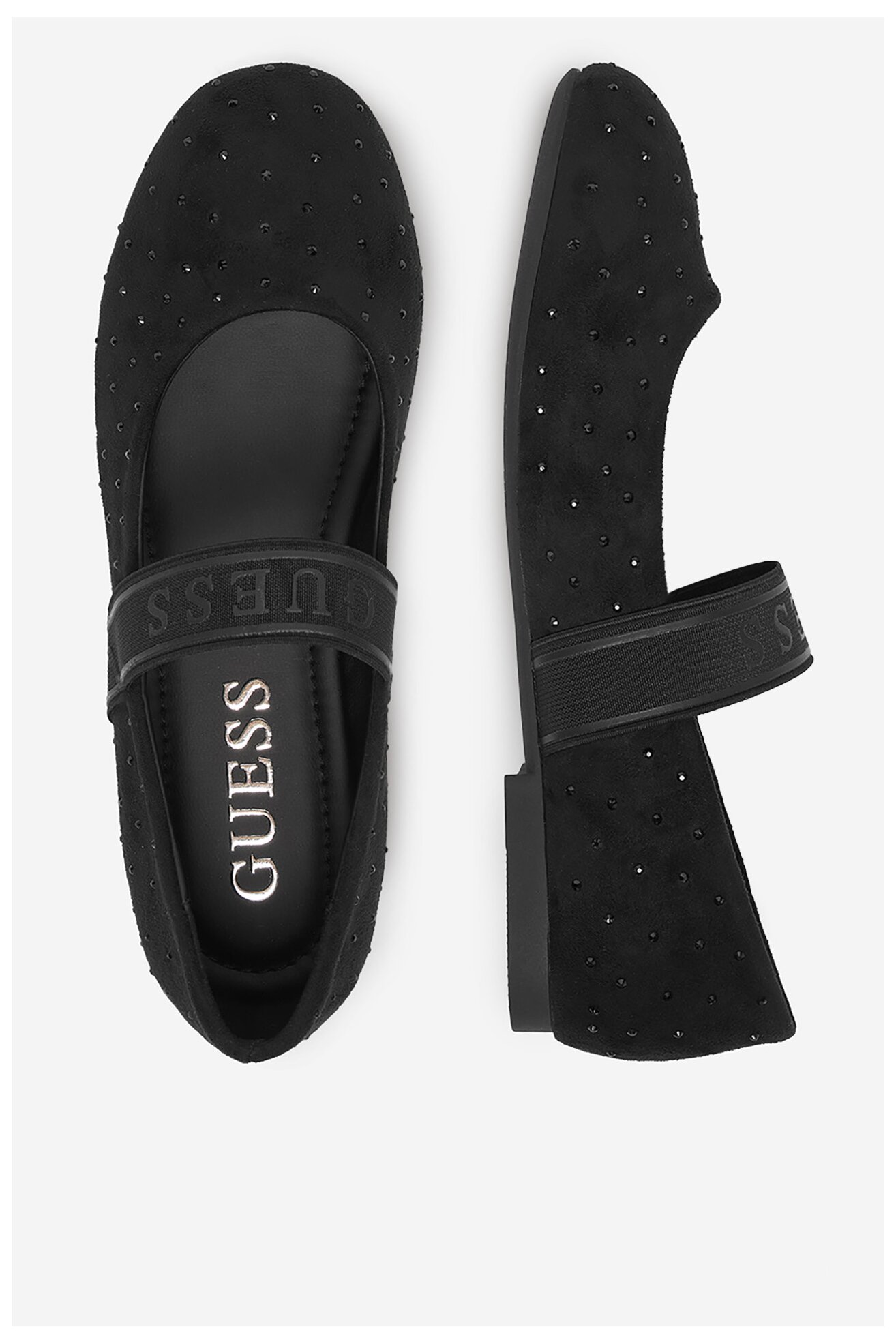 Baleriny GUESS KIDS CEOWB-CS6666-04 Czarny