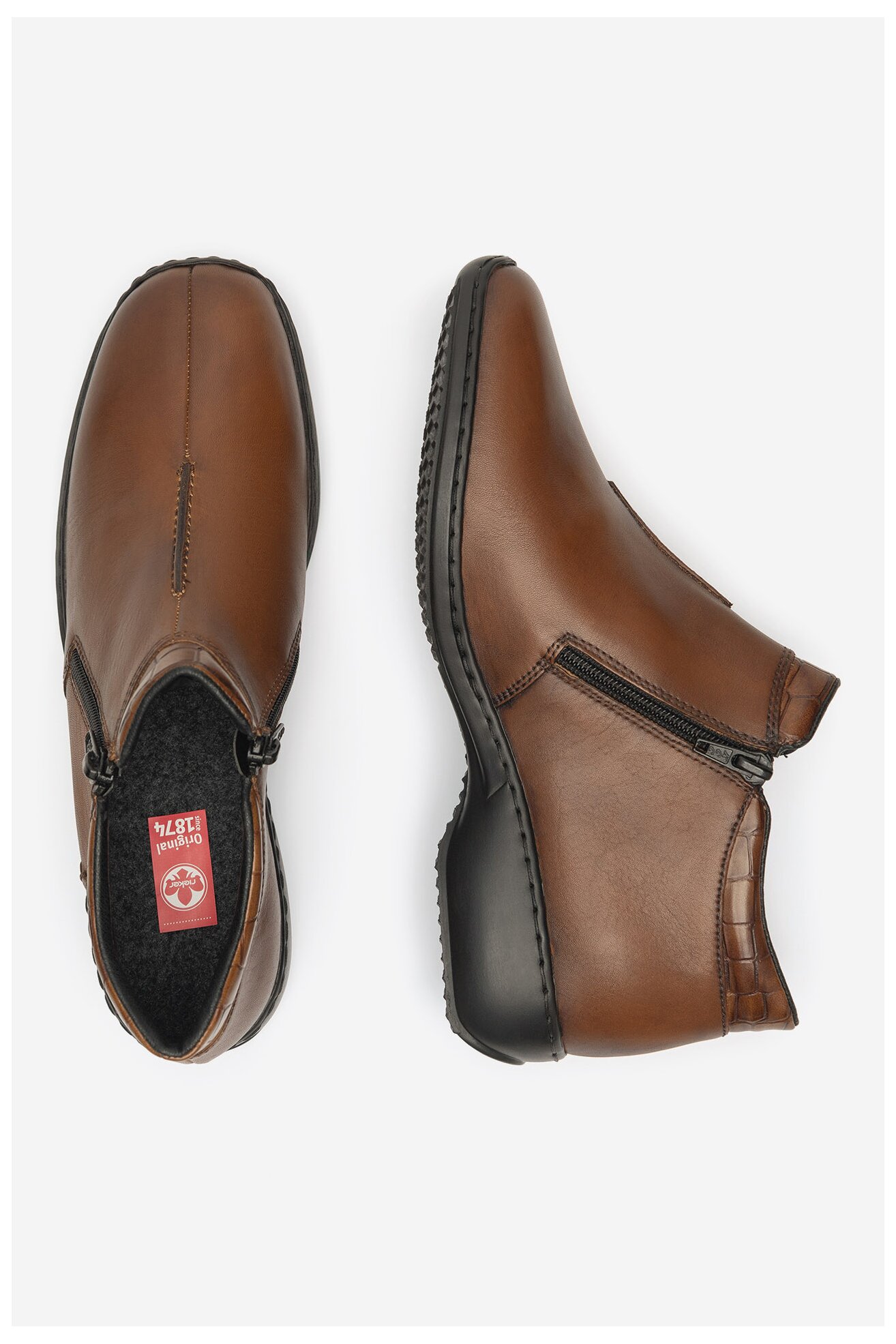 Botki Rieker L3882-24 Brązowy