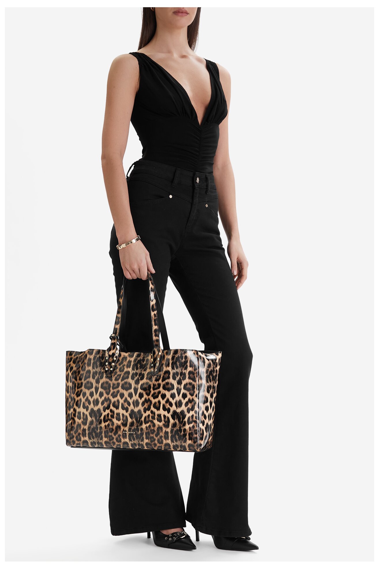 Torebka EVA MINGE EO-ARIA-LDA8637 Czarny