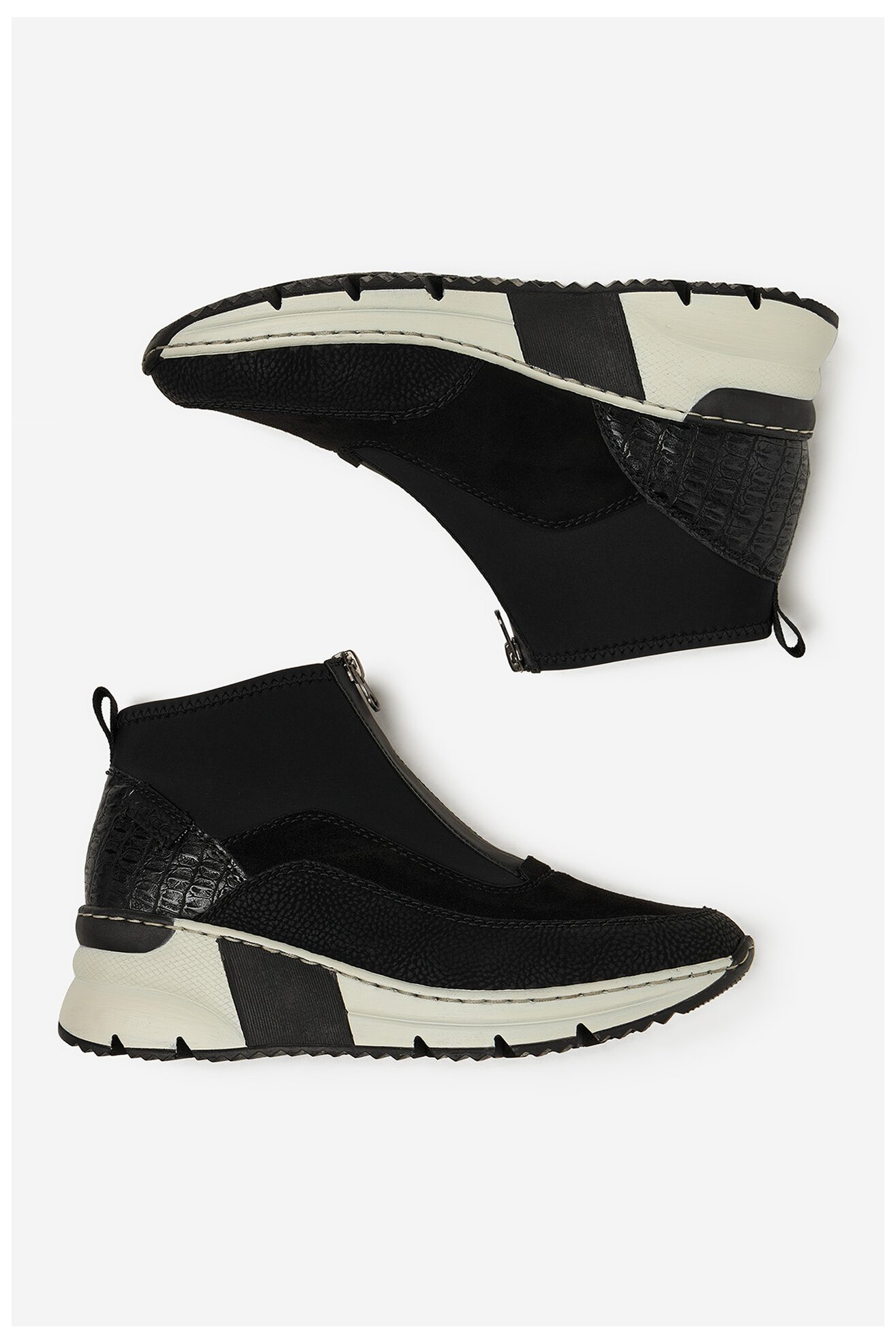 Ботильйони Rieker N6352-00 ЧОРНИЙ