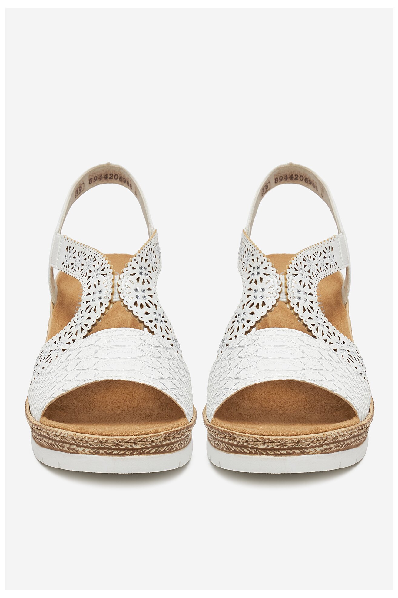 Sandały Rieker 61916-80 Biały