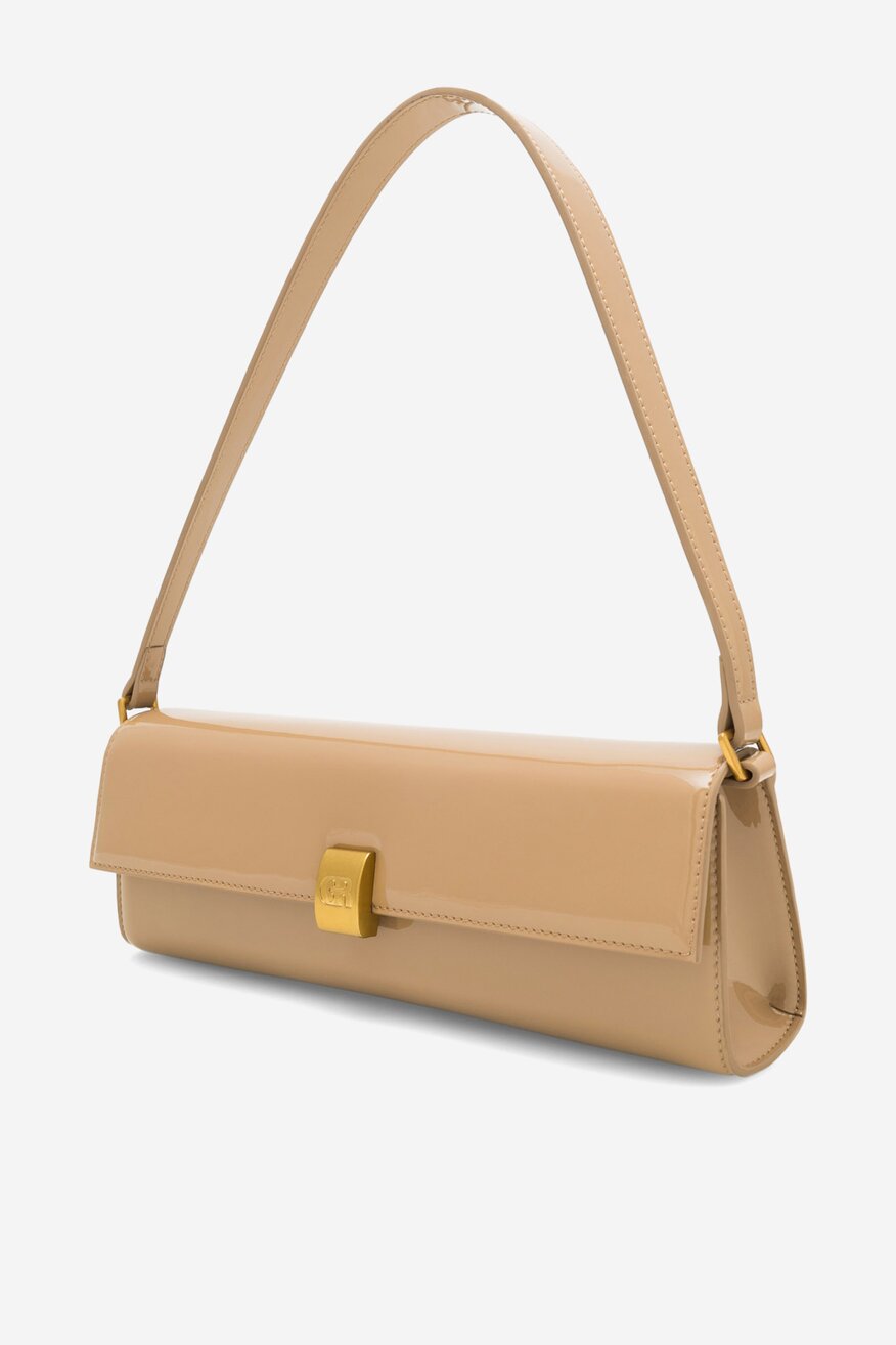 
                Gino Rossi - Mała torebka skórzana bagietka - 5905588624028