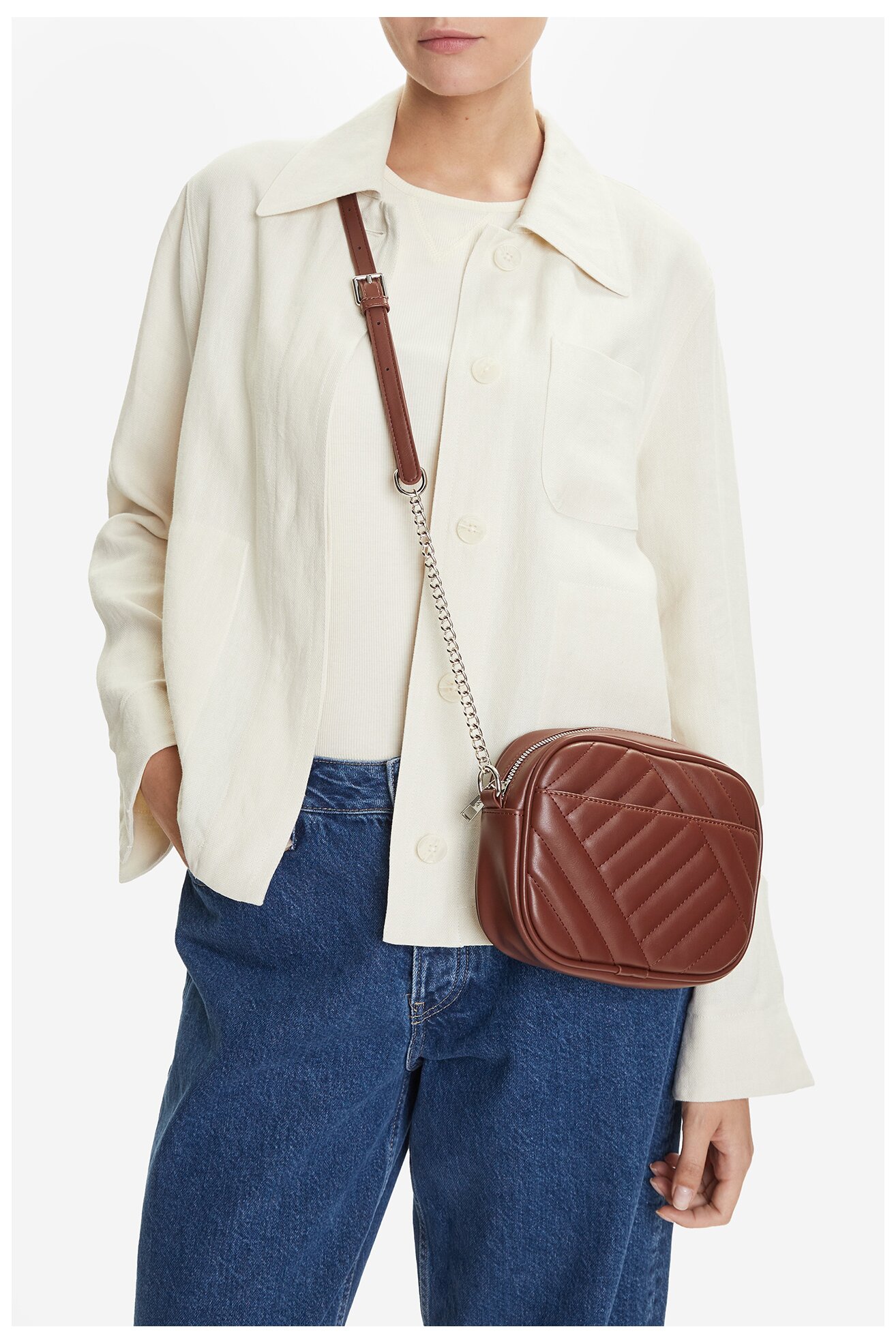 Сумка З Ремінцем Jenny C-JNY-M-021-08 КОРИЧНЕВИЙ