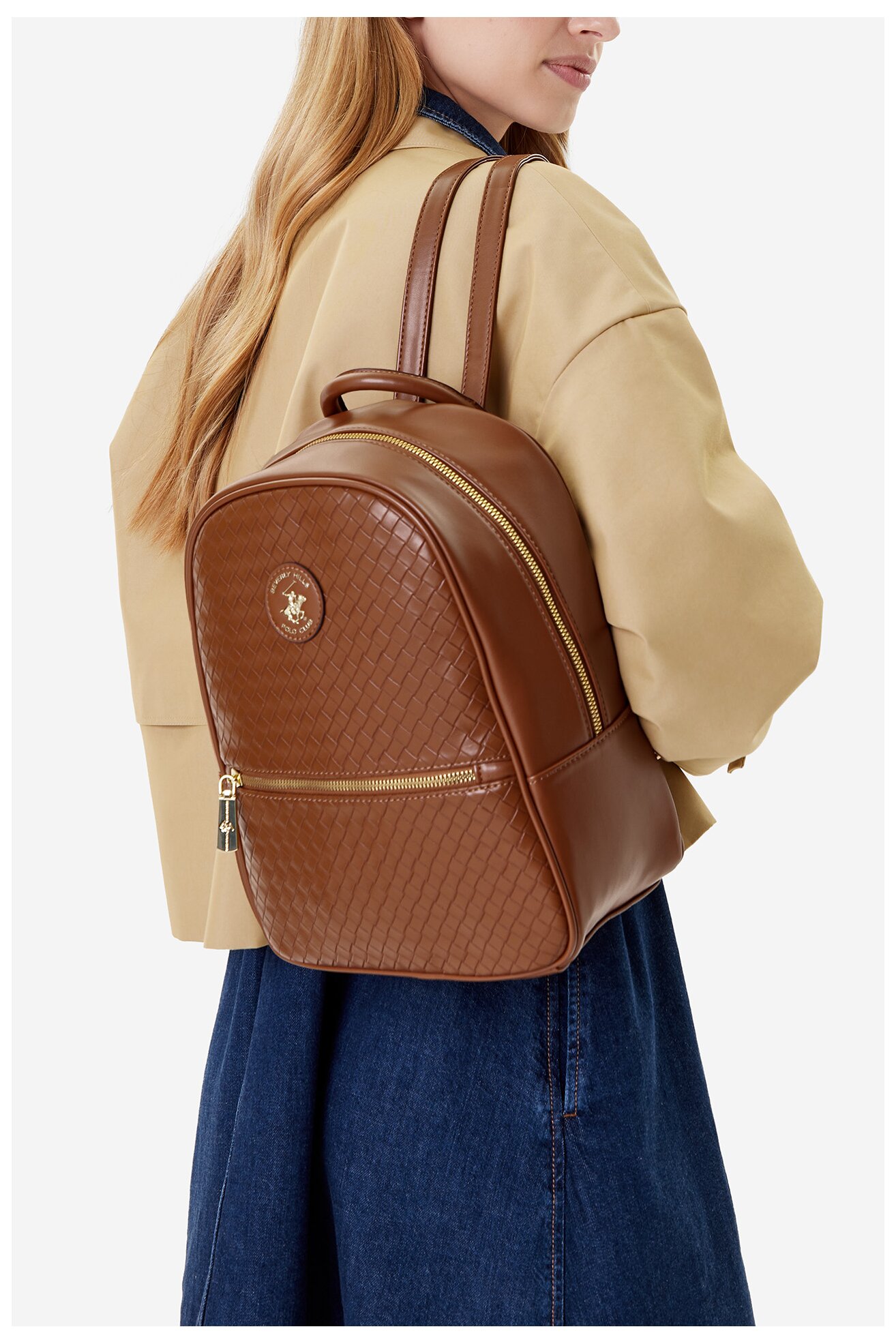 Plecak Beverly Hills Polo Club C-BHPC-H-003-08 Camel