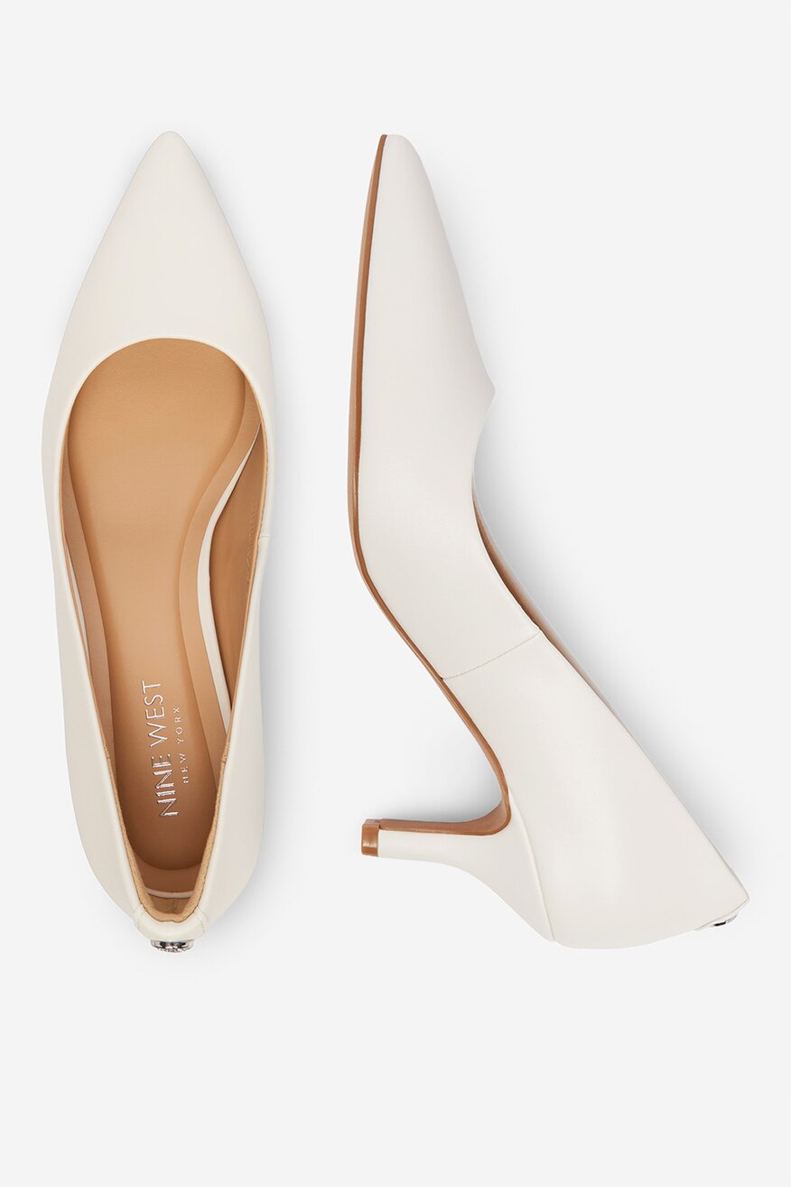 
                Елегантни обувки NINE WEST БЯЛ - 5906751934630