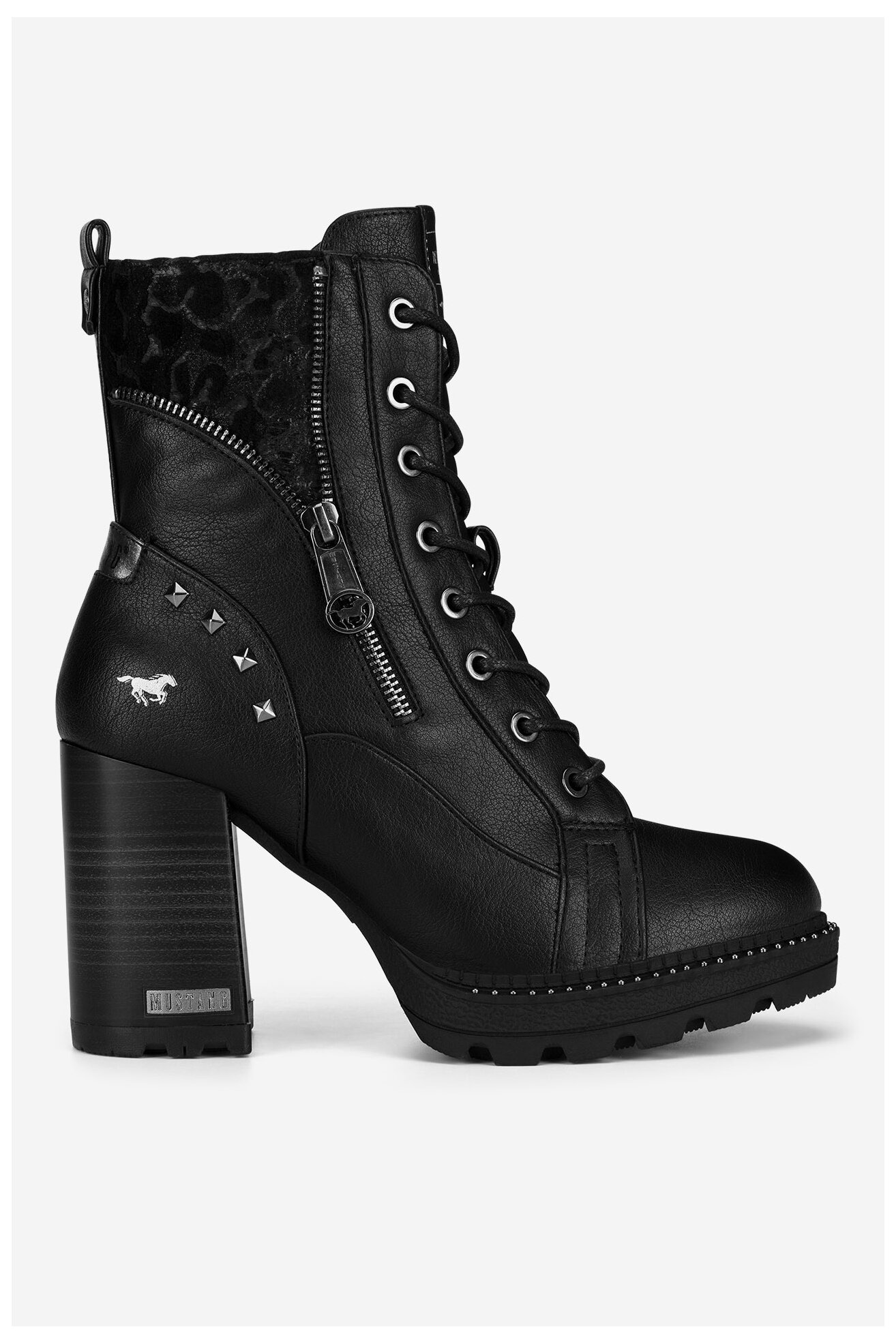 Trzewiki Mustang 1505-503-9 Czarny
