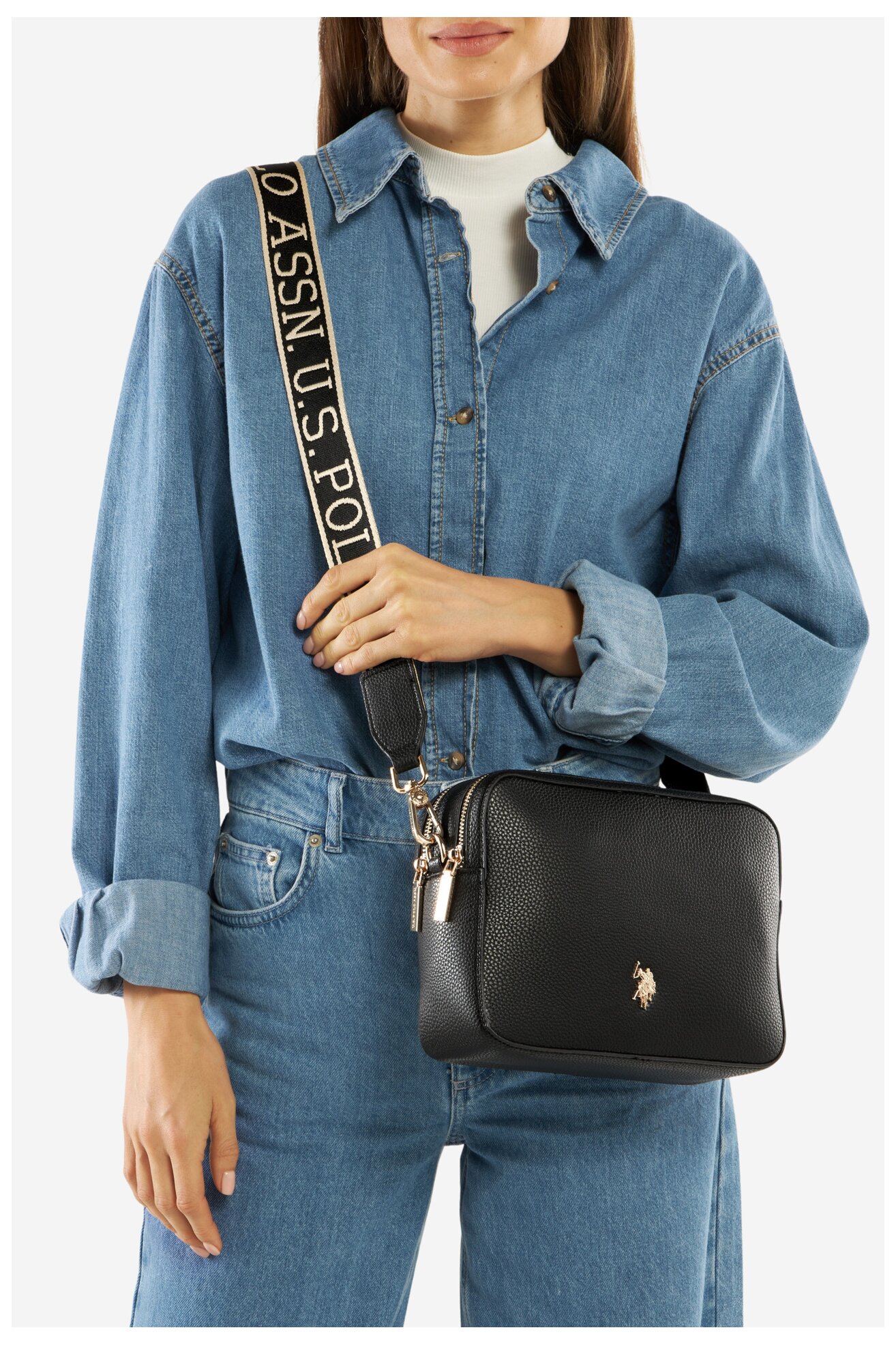 Torebka U.S. POLO ASSN. BEUXT6393WVP Czarny