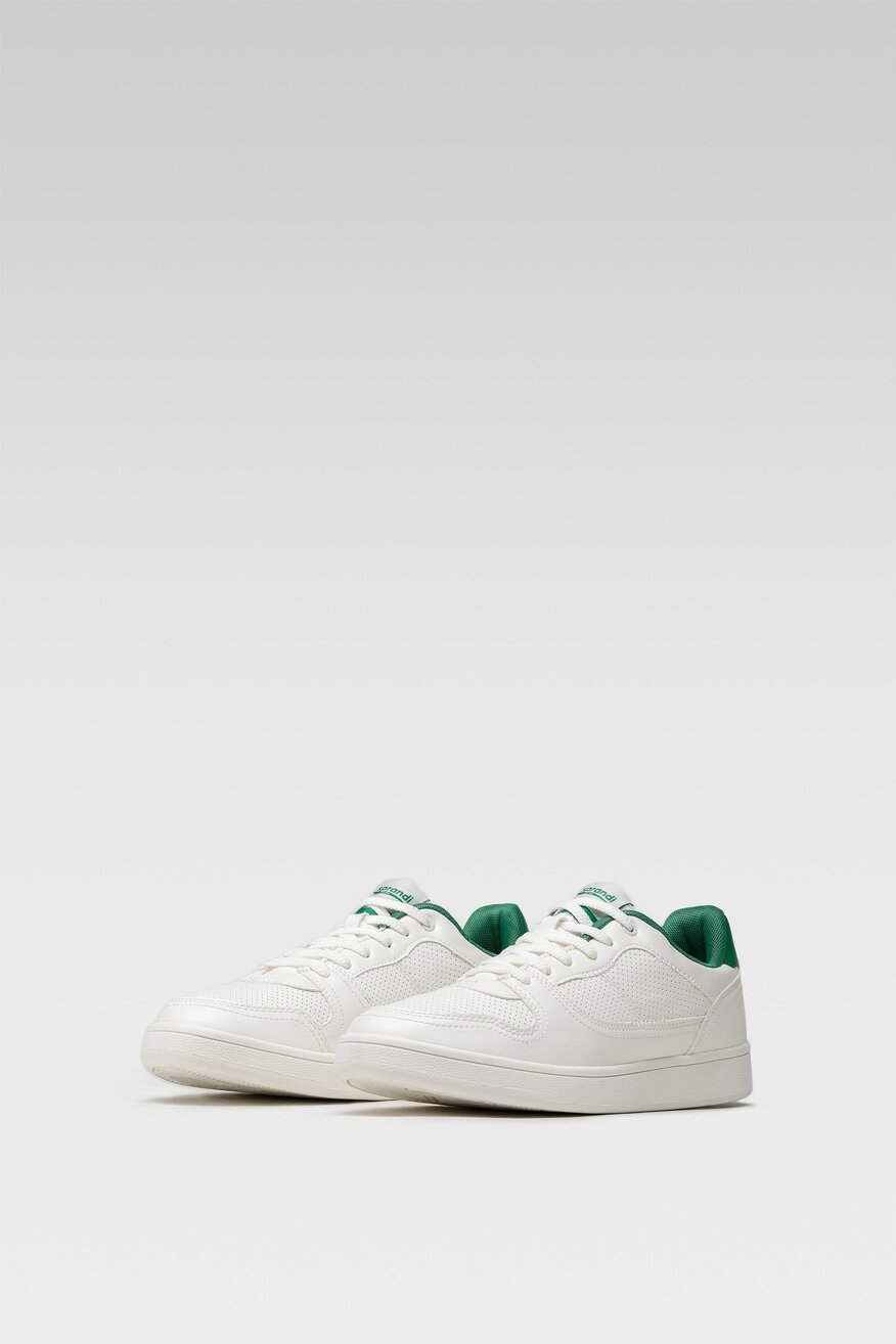 Sprandi - Obuwie sportowe pastelowe białe - 5903698742939