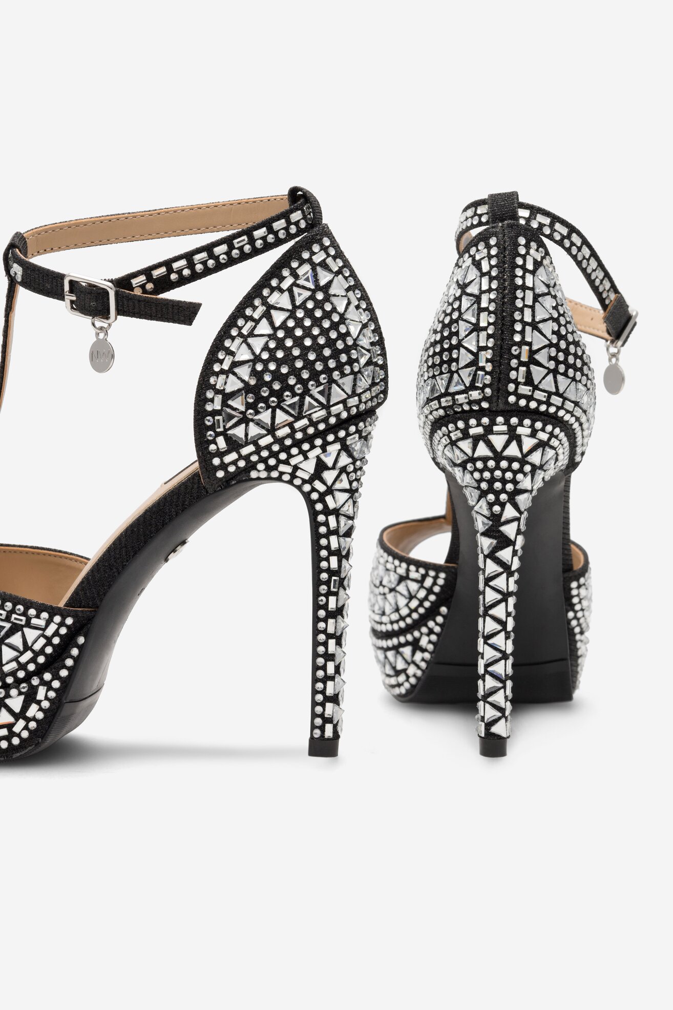 Sandały NINE WEST NISA SY015-1NW Czarny