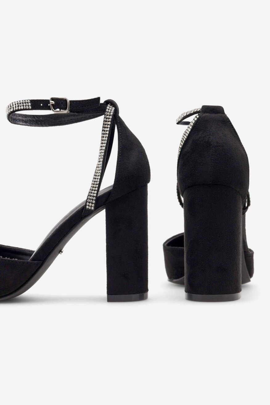 Pantofi cu toc DeeZee NEGRU - 5904862951980