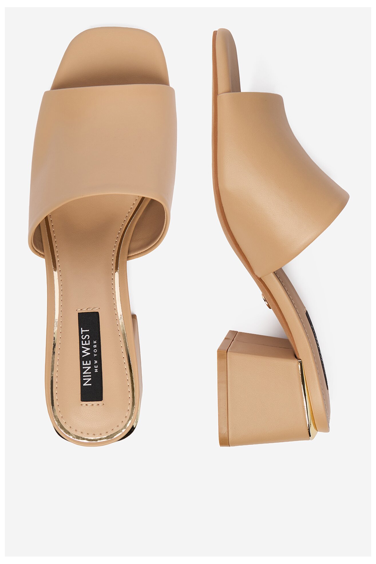 Klapki NINE WEST CEO-6223-9 Beżowy