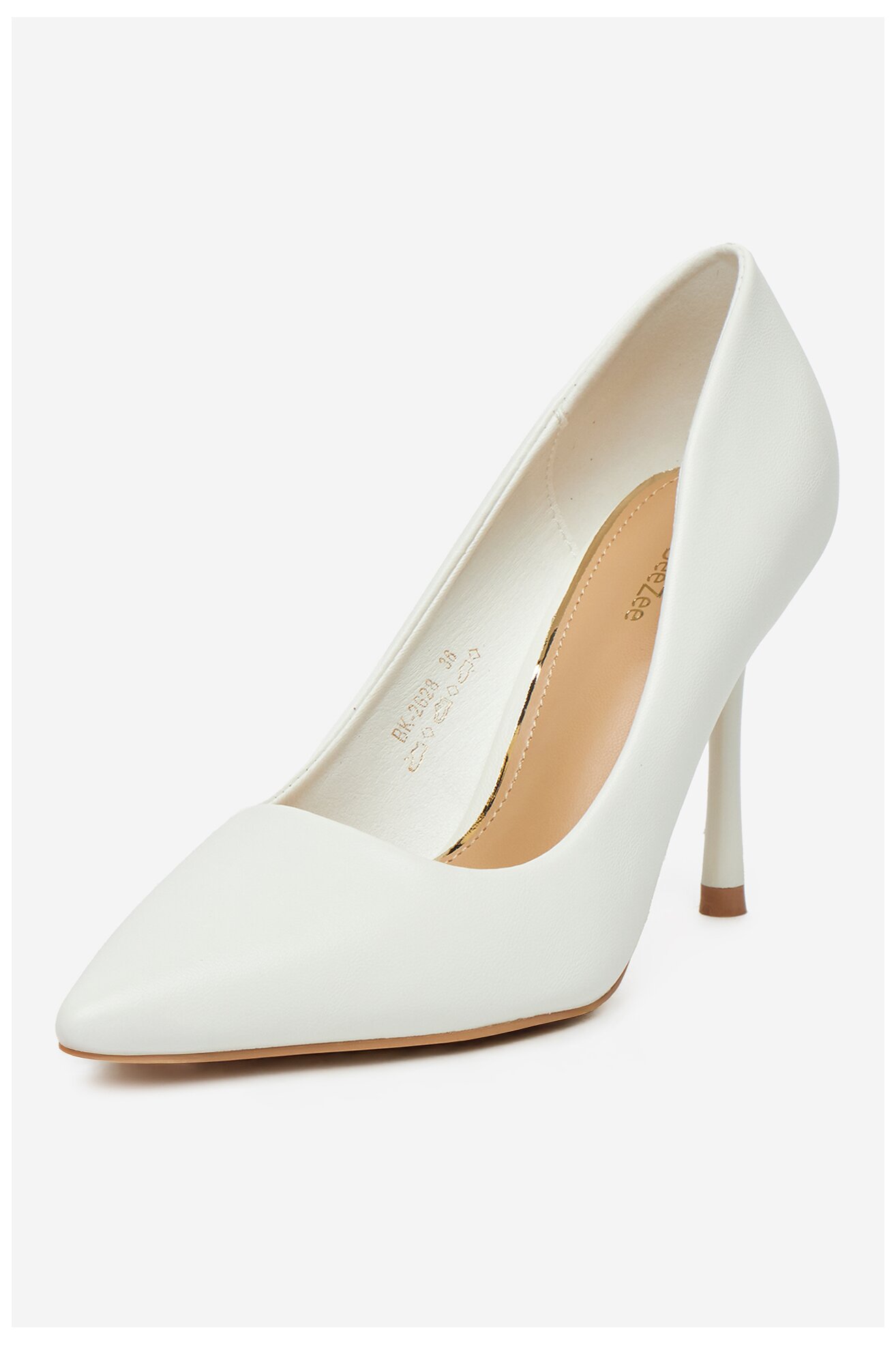 Czółenka DeeZee BK-2628 Biały