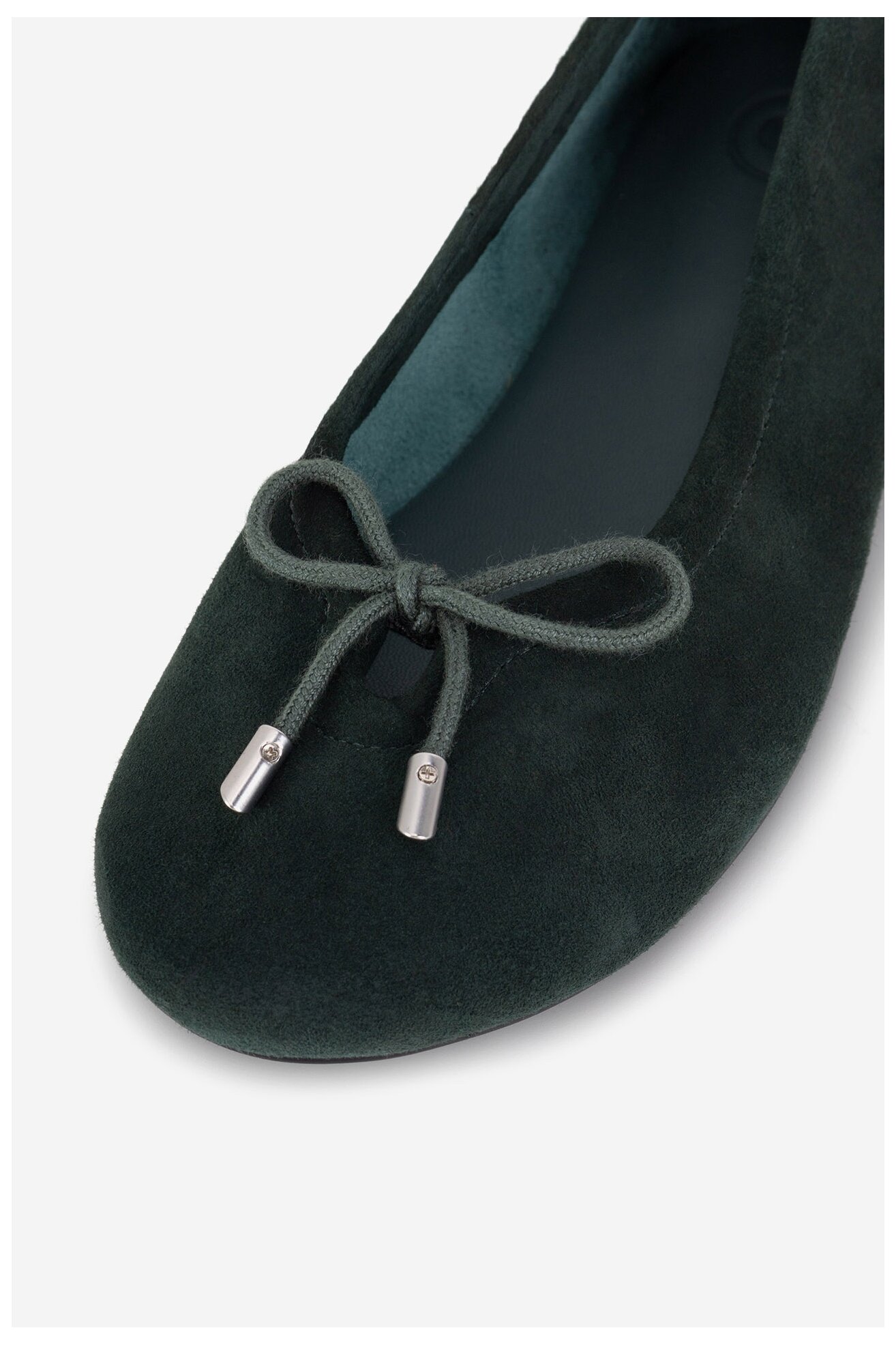 Baleriny Gino Rossi LAYLA-118070 SÖTÉTZÖLD