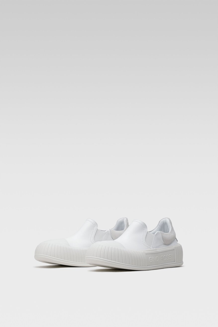 
                Gino Rossi Sport - Trampki skórzane slip on - 5904248488208