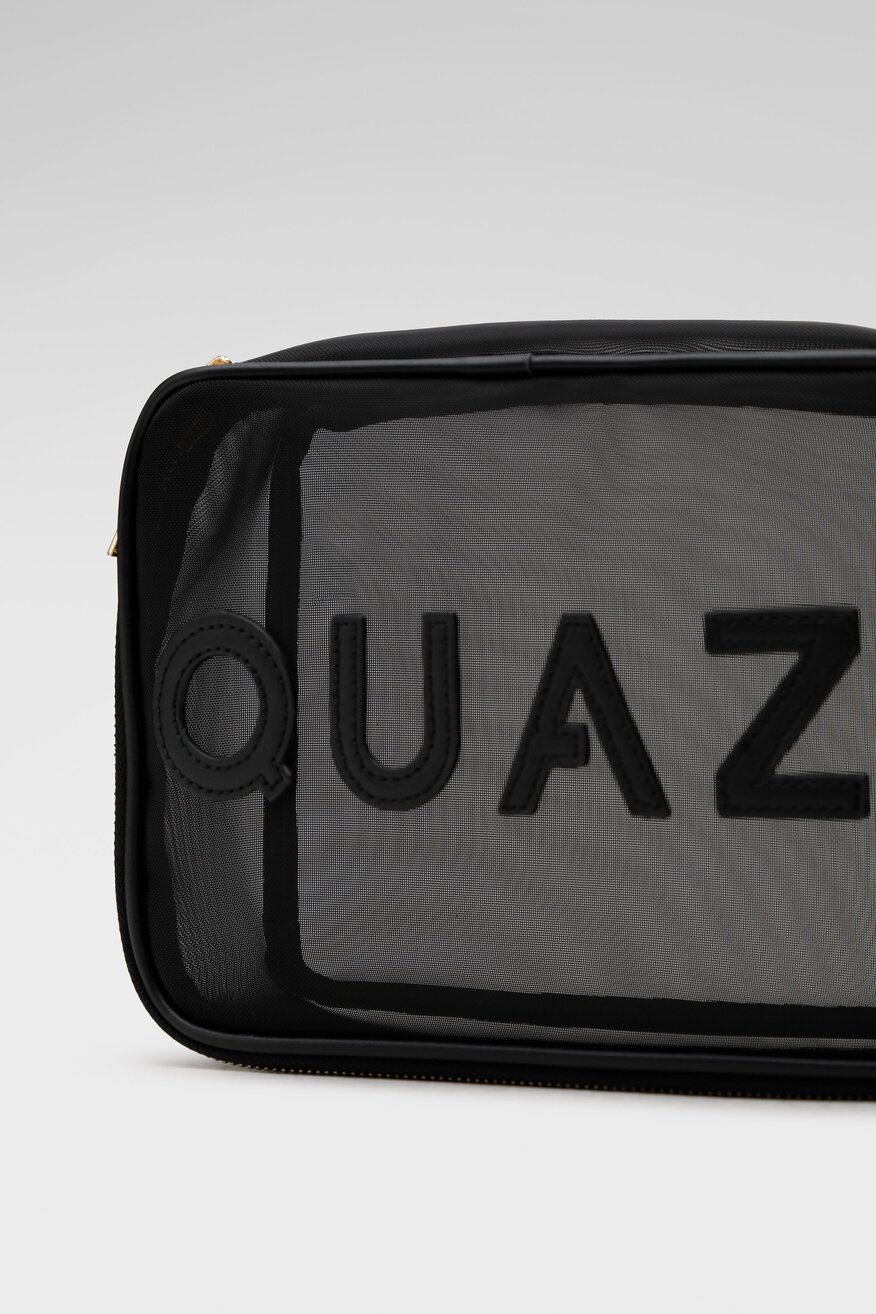 
                Quazi - Kosmetyczna z siatki z logotypem - 5904248393335