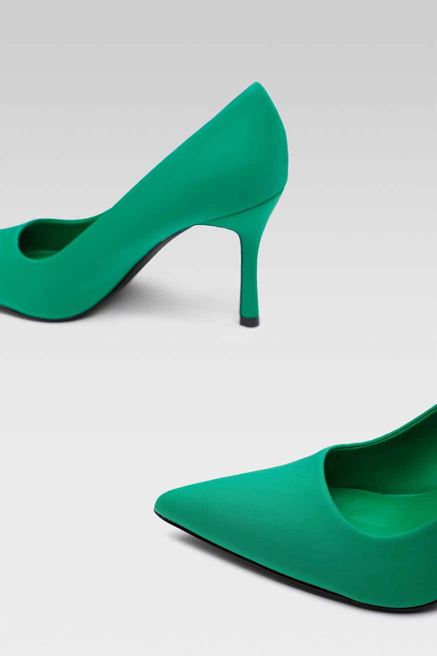 
                Jenny Fairy - Czółenka szpice zielone - 5904248906702