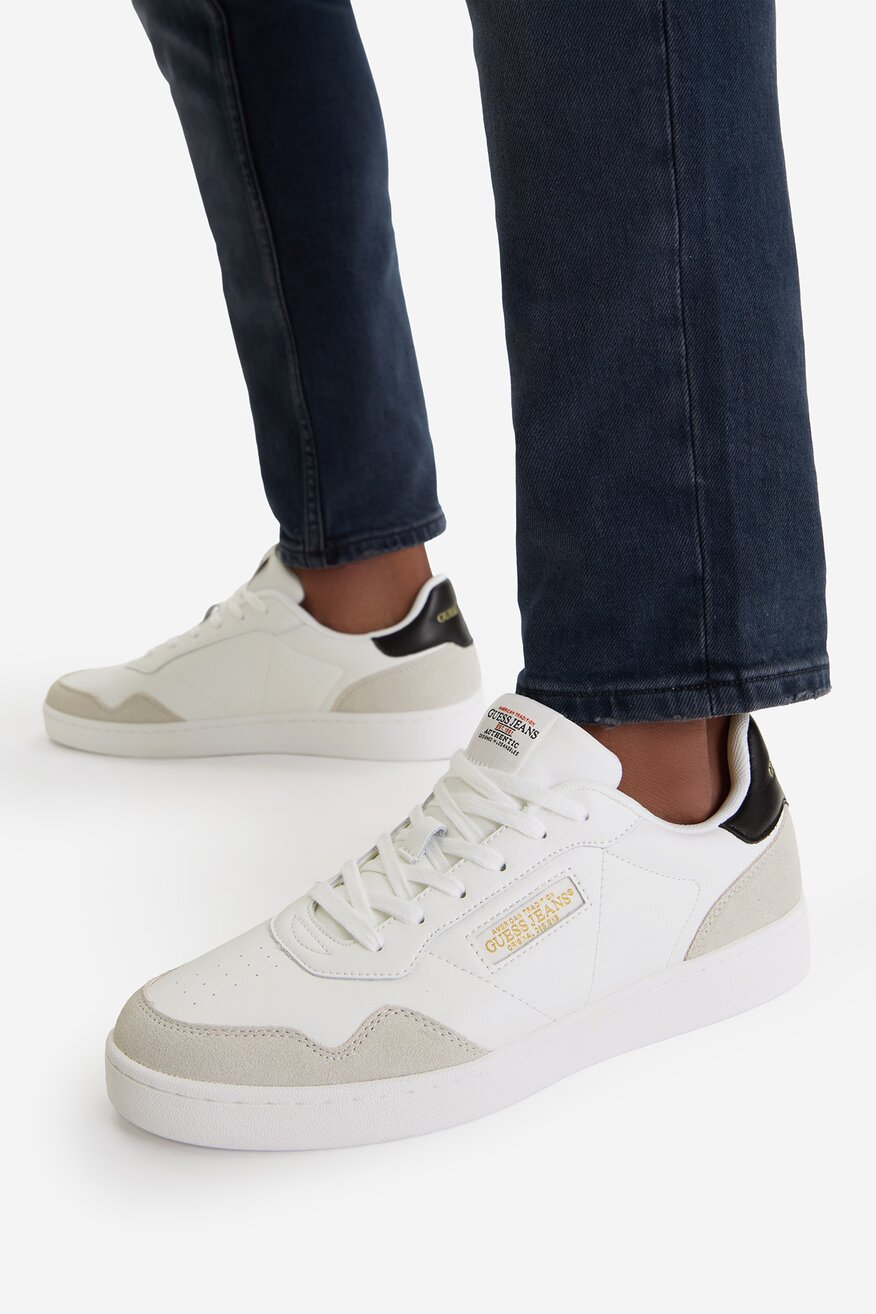 
                GUESS JEANS - Sneakersy skórzane - 5906751996881