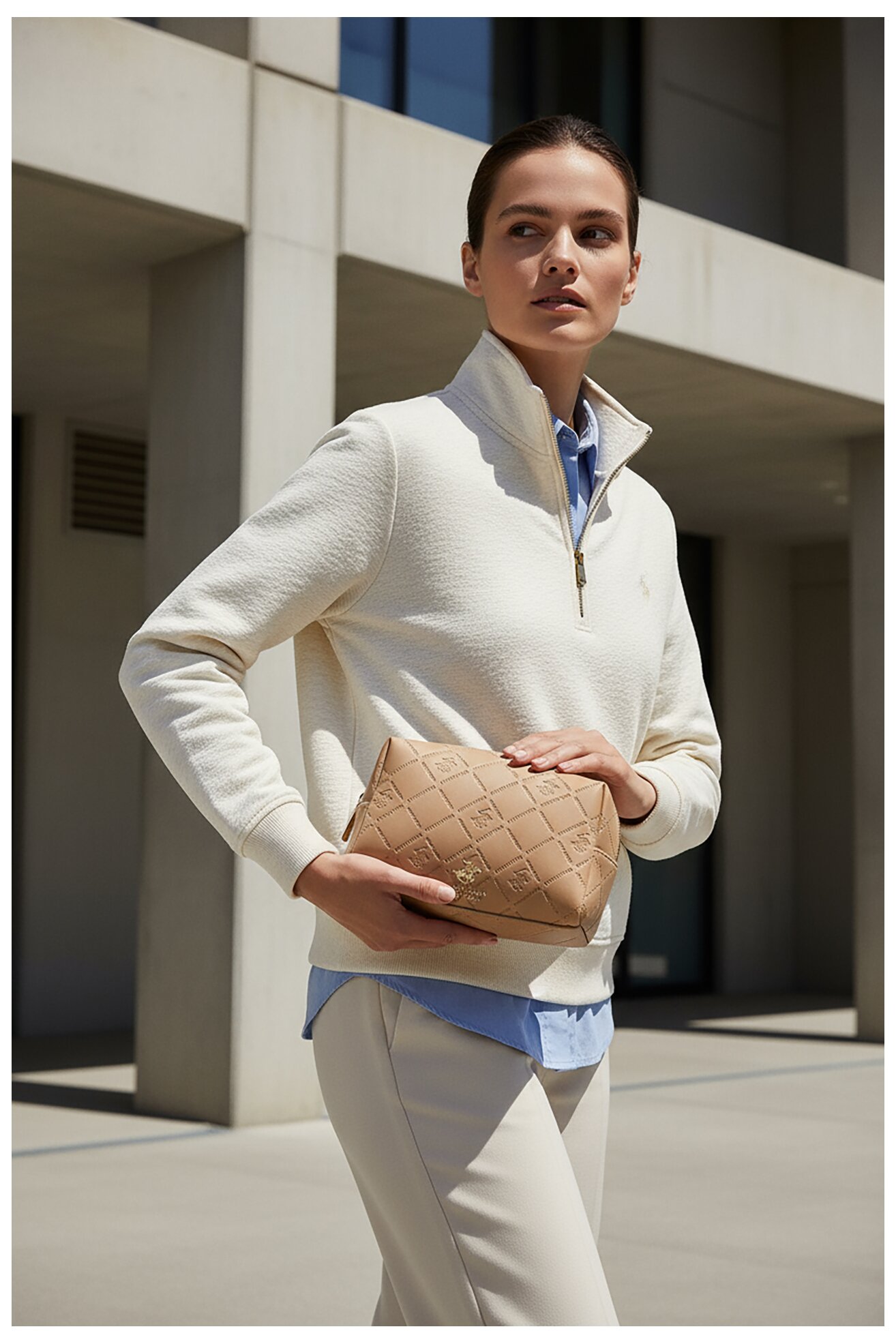 Trusă cosmetice de voiaj Beverly Hills Polo Club CEO-BHPC-W1-004-AW25 BEJ