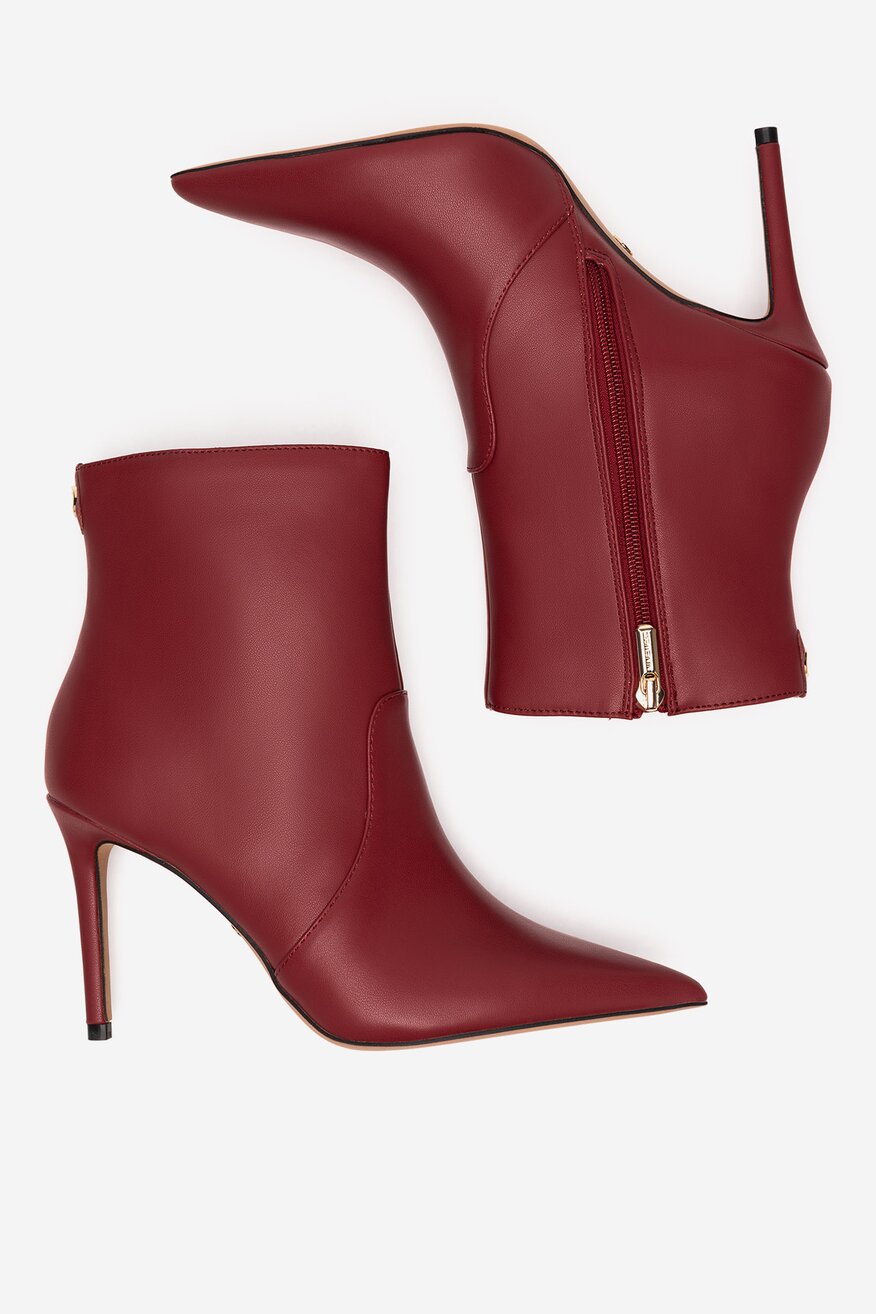 Kotníková obuv NINE WEST ČERVENÁ - 5903419339783